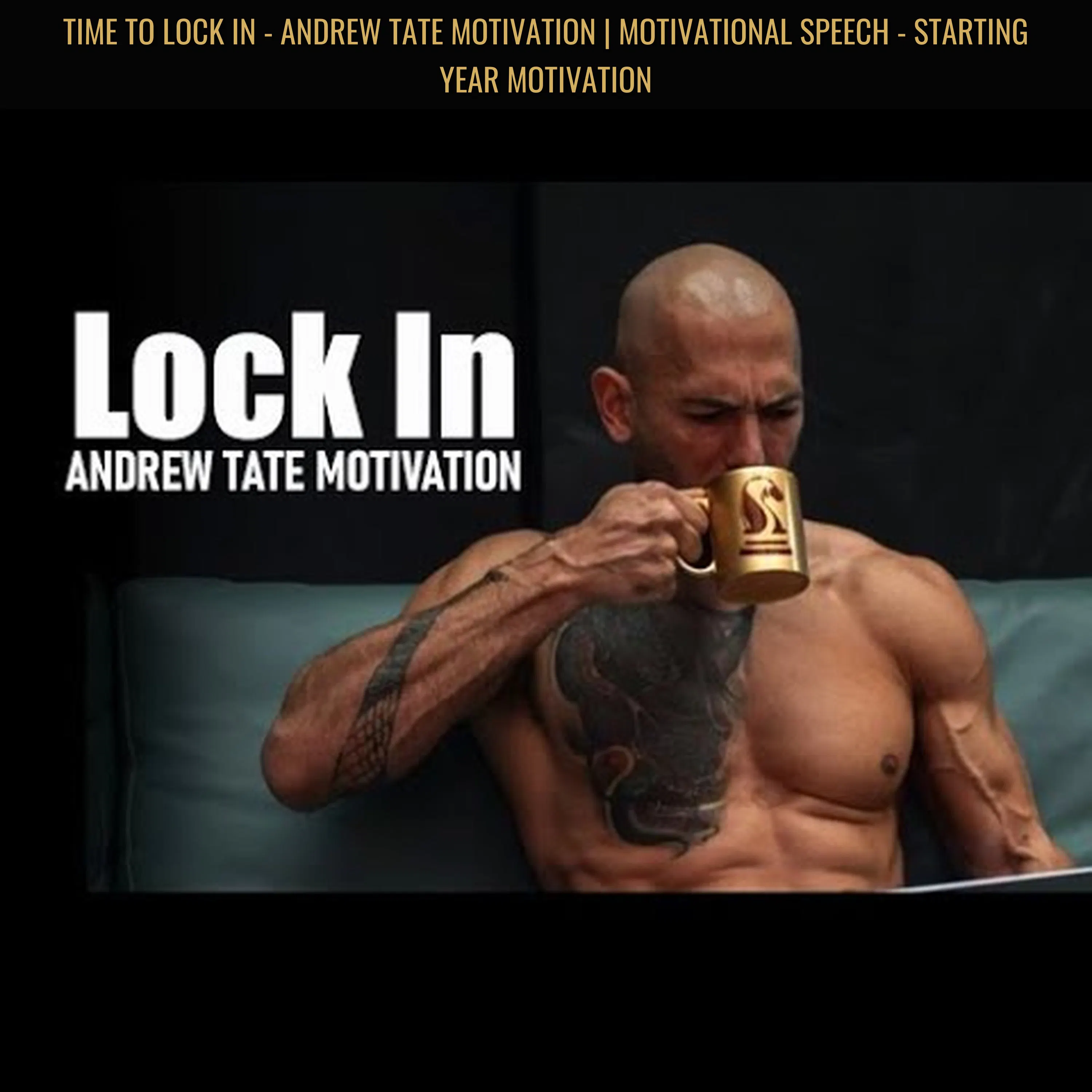 TIME TO LOCK IN - Andrew Tate Motivation | Motivational Speech - Starting Year Motivation