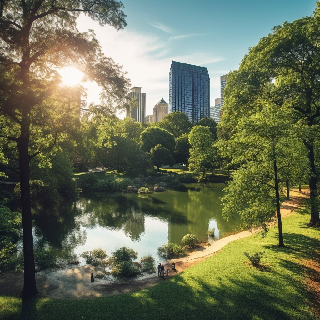 City Park Sounds For Relaxation | White Noise & Study Aid