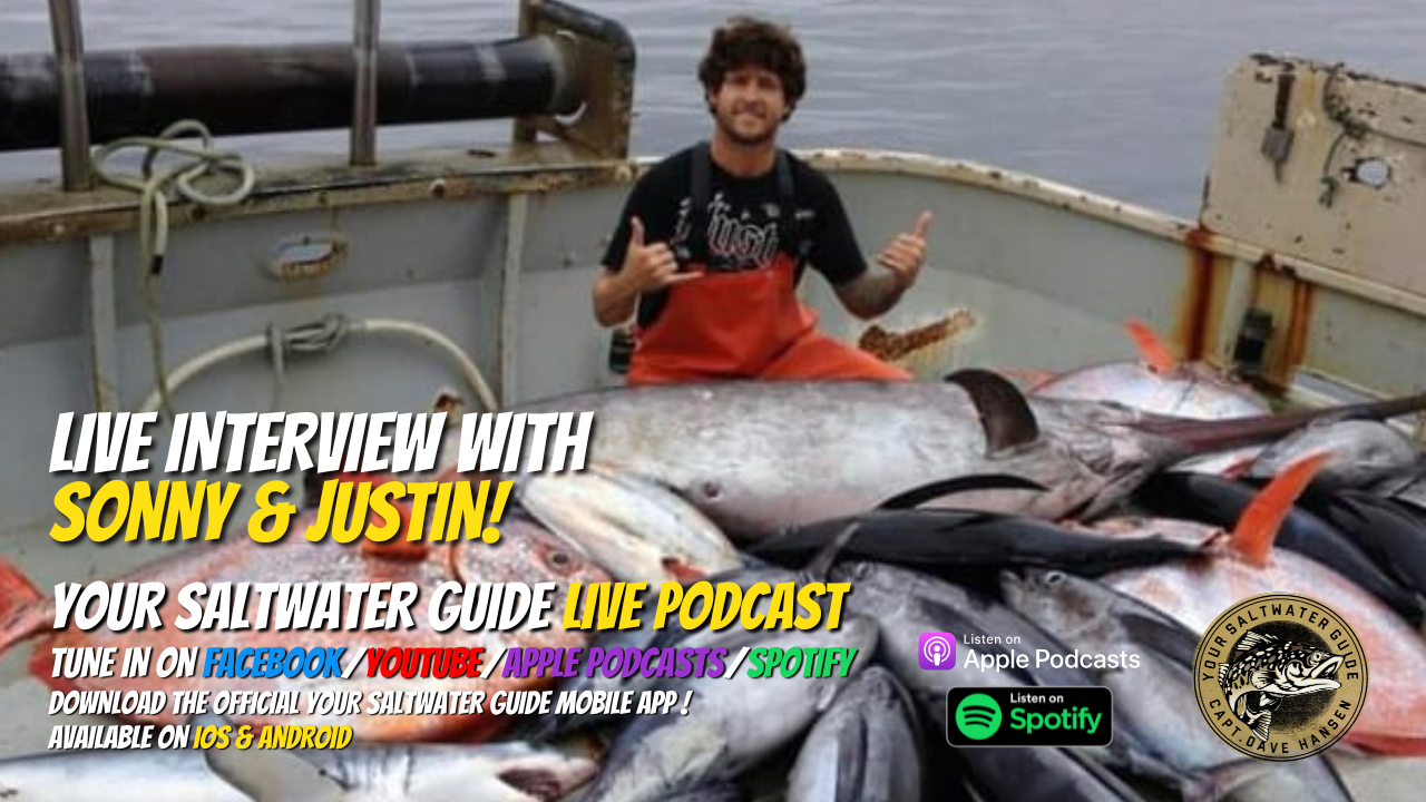 LIVE Podcast with Channel islands Captains Sonny & Justin!