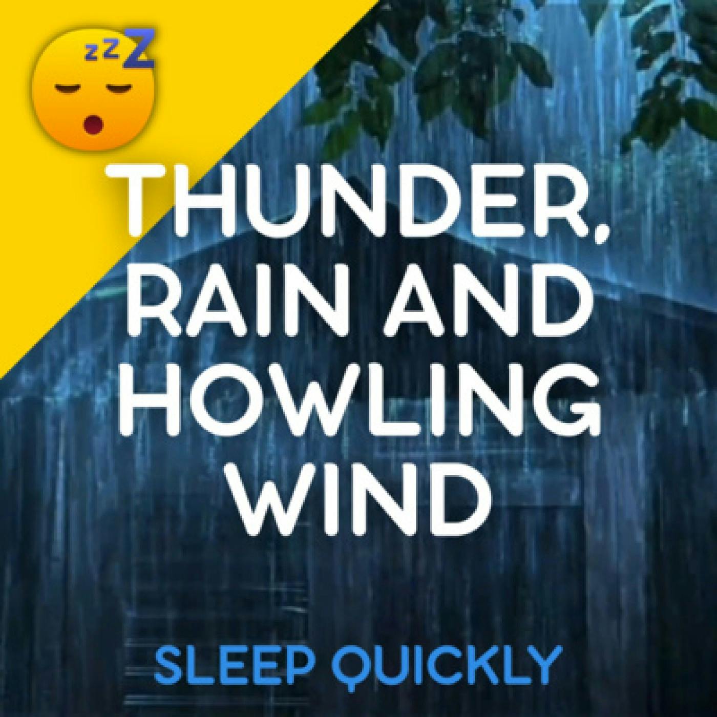 😴⛈️ THUNDER STORM with RAIN and Howling WIND episode artwork
