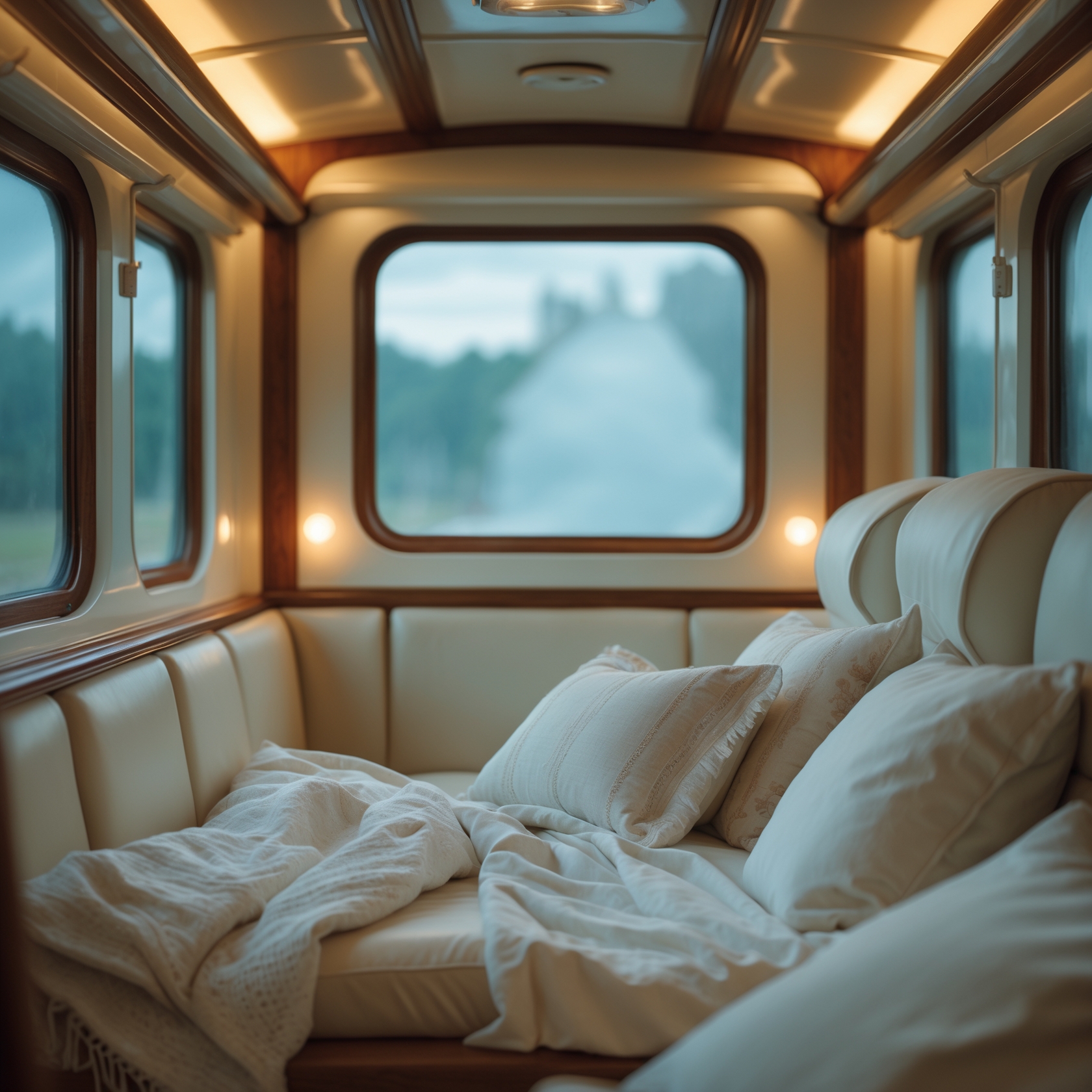 Train Cabin White Noise Sounds 🚂 | Perfect for Sleeping & Relaxation