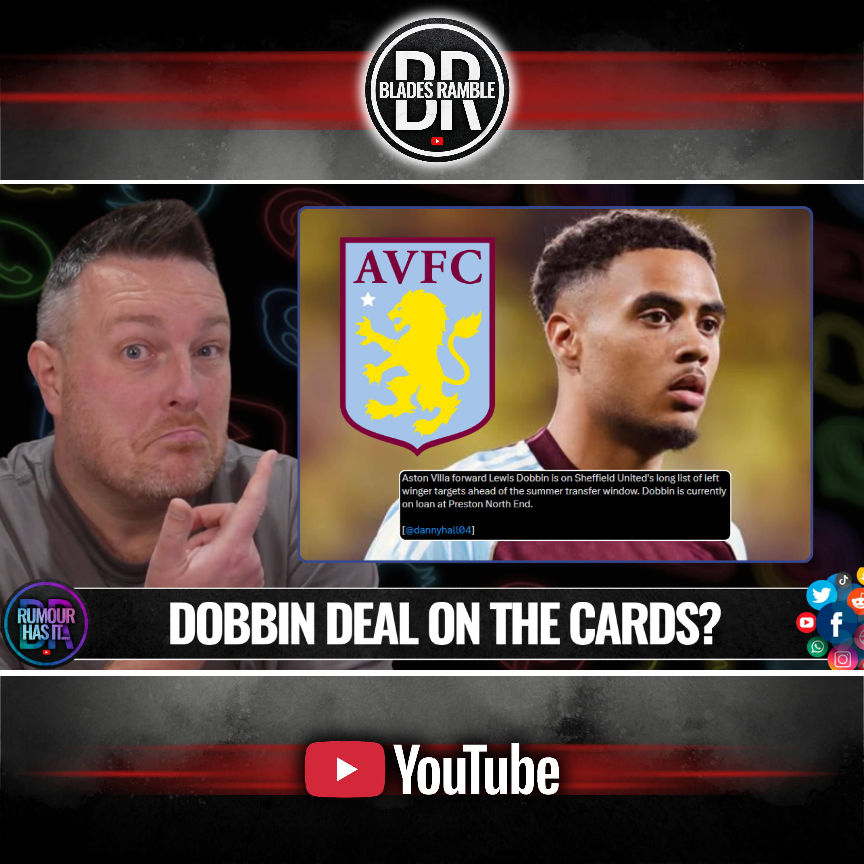 🎙️⚔️ RUMOUR HAS IT | Should Blades Sign Lewis Dobbin? ⚔️🎙️