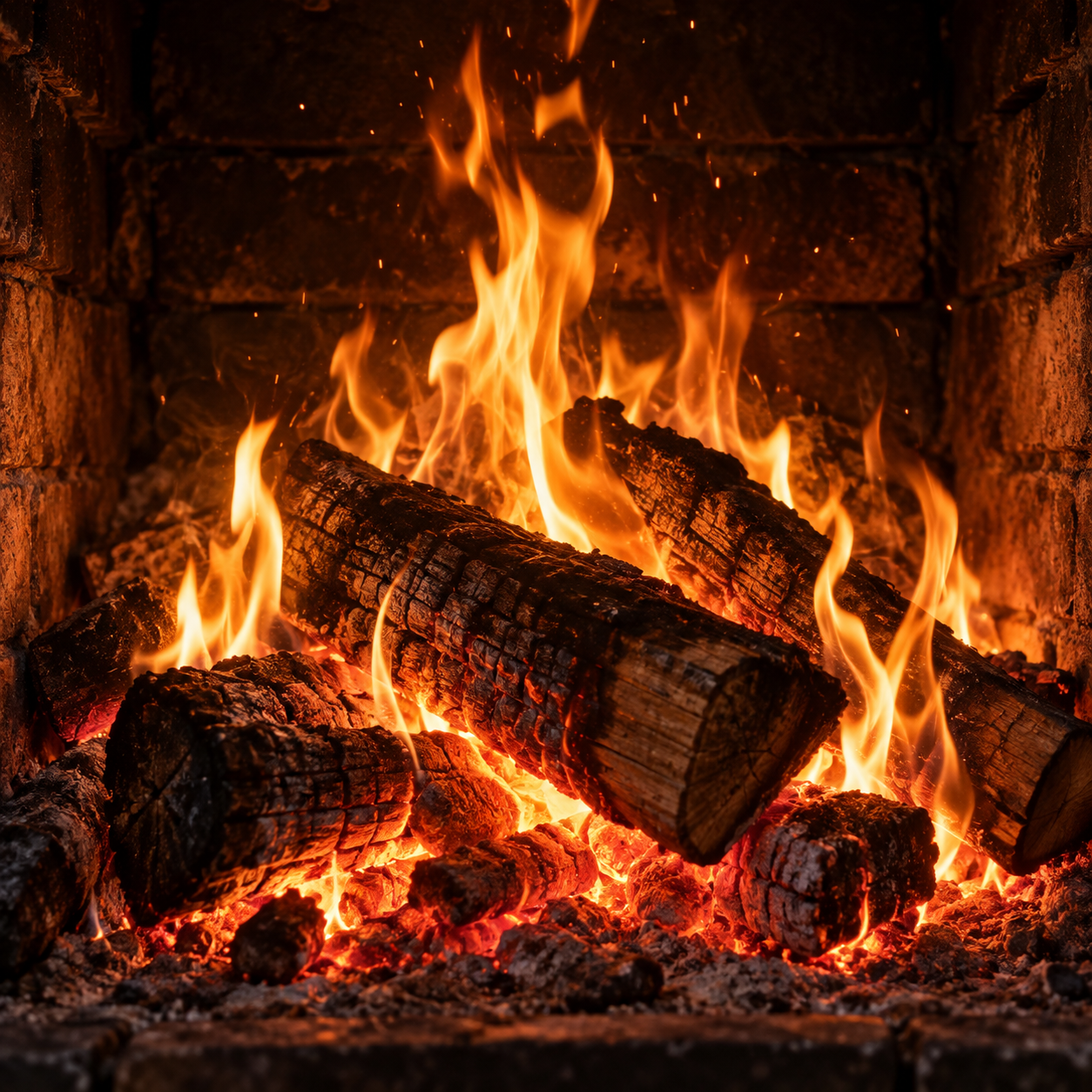 🔥 FEINES KNISTERN, WARMES HOLZ und GLEICHMÄSSIGE FLAMMEN — 1 STD. Feuer zum Lesen und Meditieren