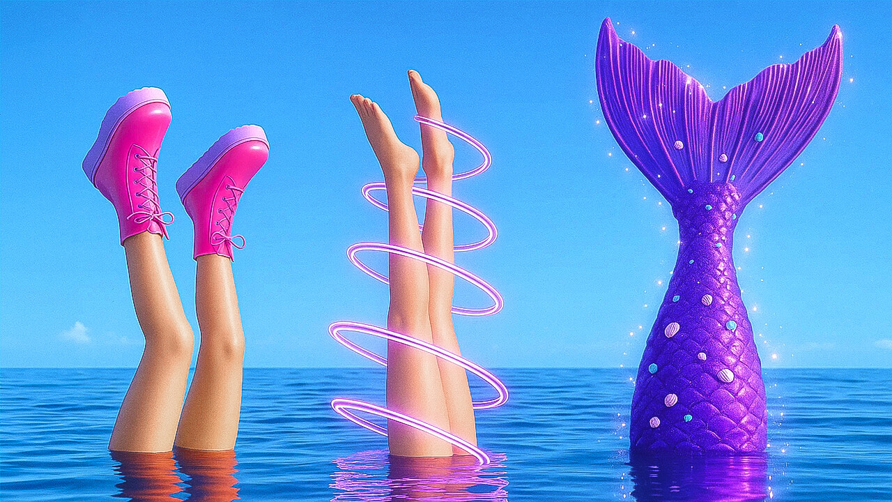 Rette die gewöhnliche Puppe! 🧜‍♀️ Extrem dunkles Meerjungfrau-Makeover episode artwork