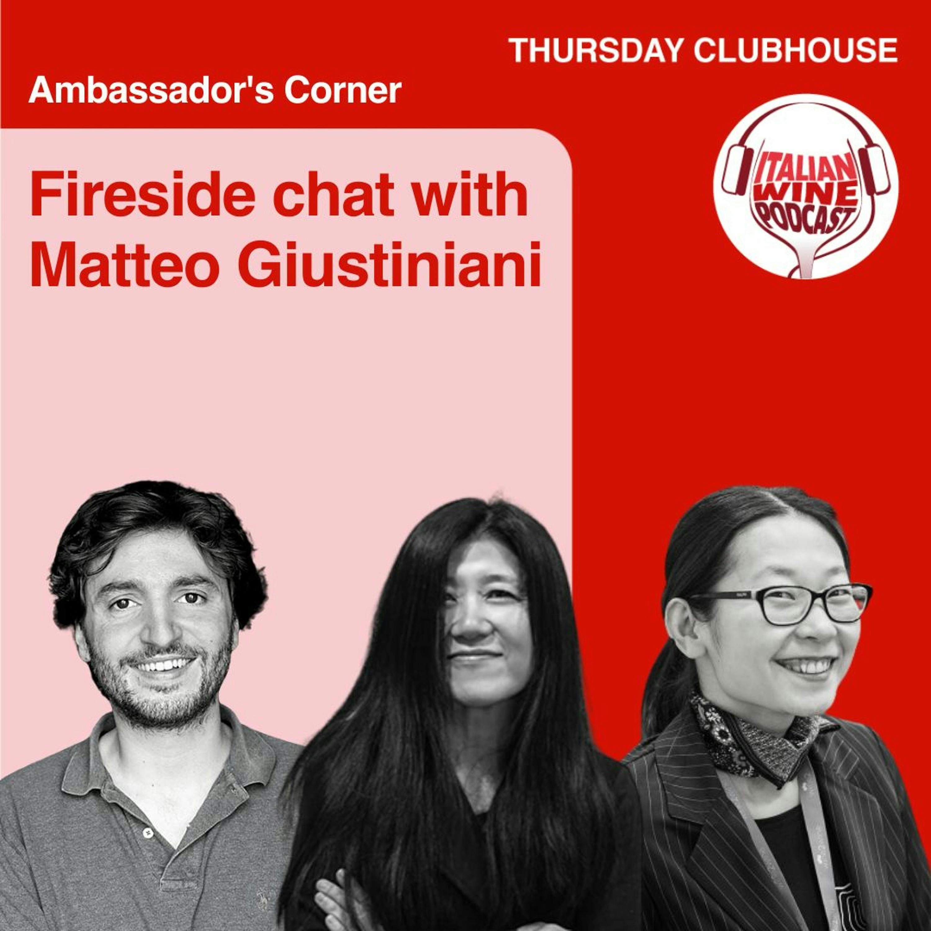 Ep. 1198 Xiaowen Du Interviews Matteo Giustiniani | Clubhouse Ambassador's Corner