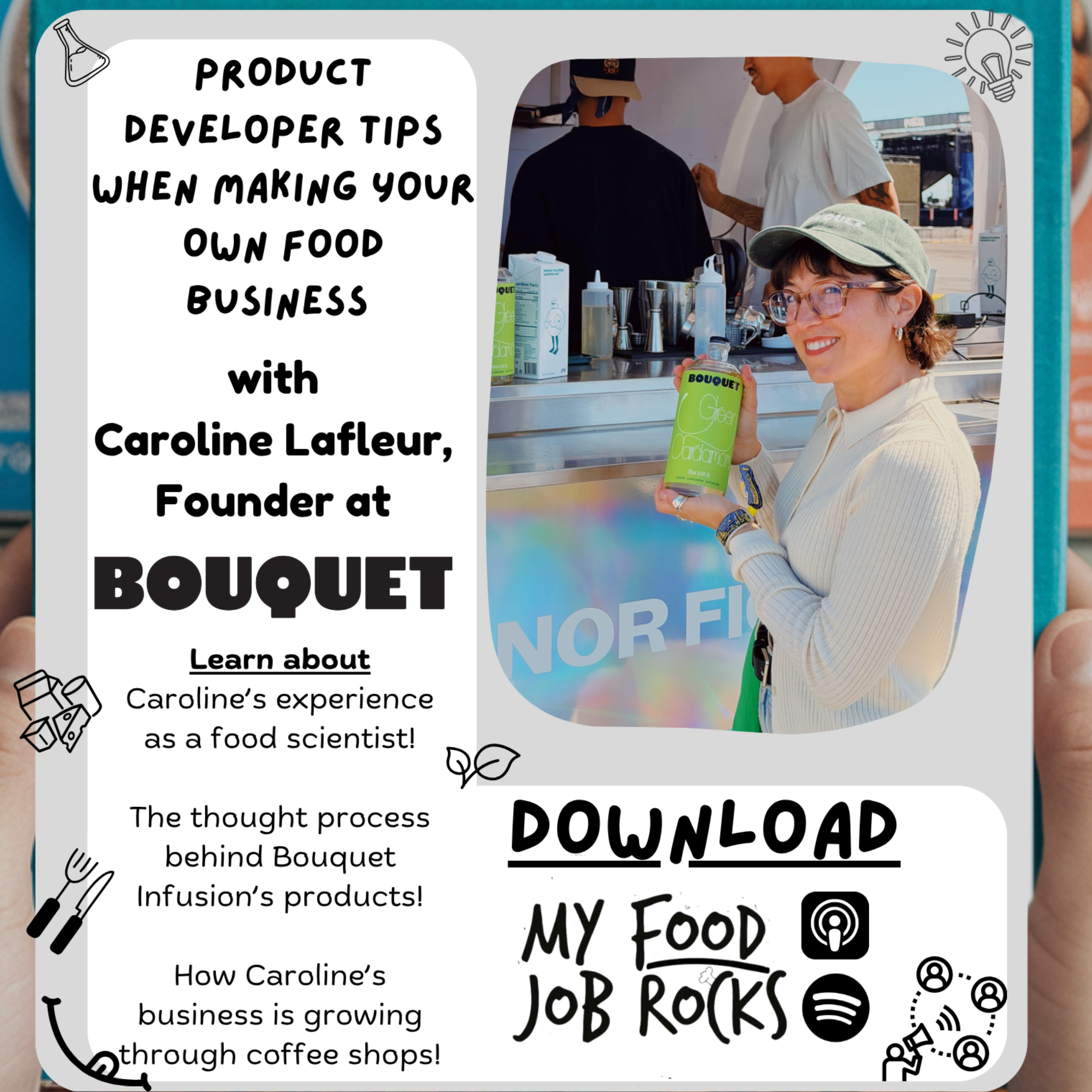 Product Developer Tips When Making Your Own Food Business with Caroline Lafleur, Founder of Bouquet Infusions thumbnail