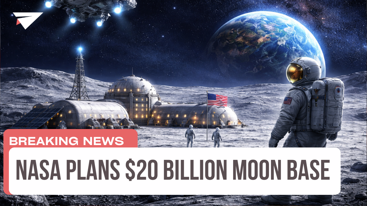 NASA Plans $20 Billion Moon Base, Breaking News