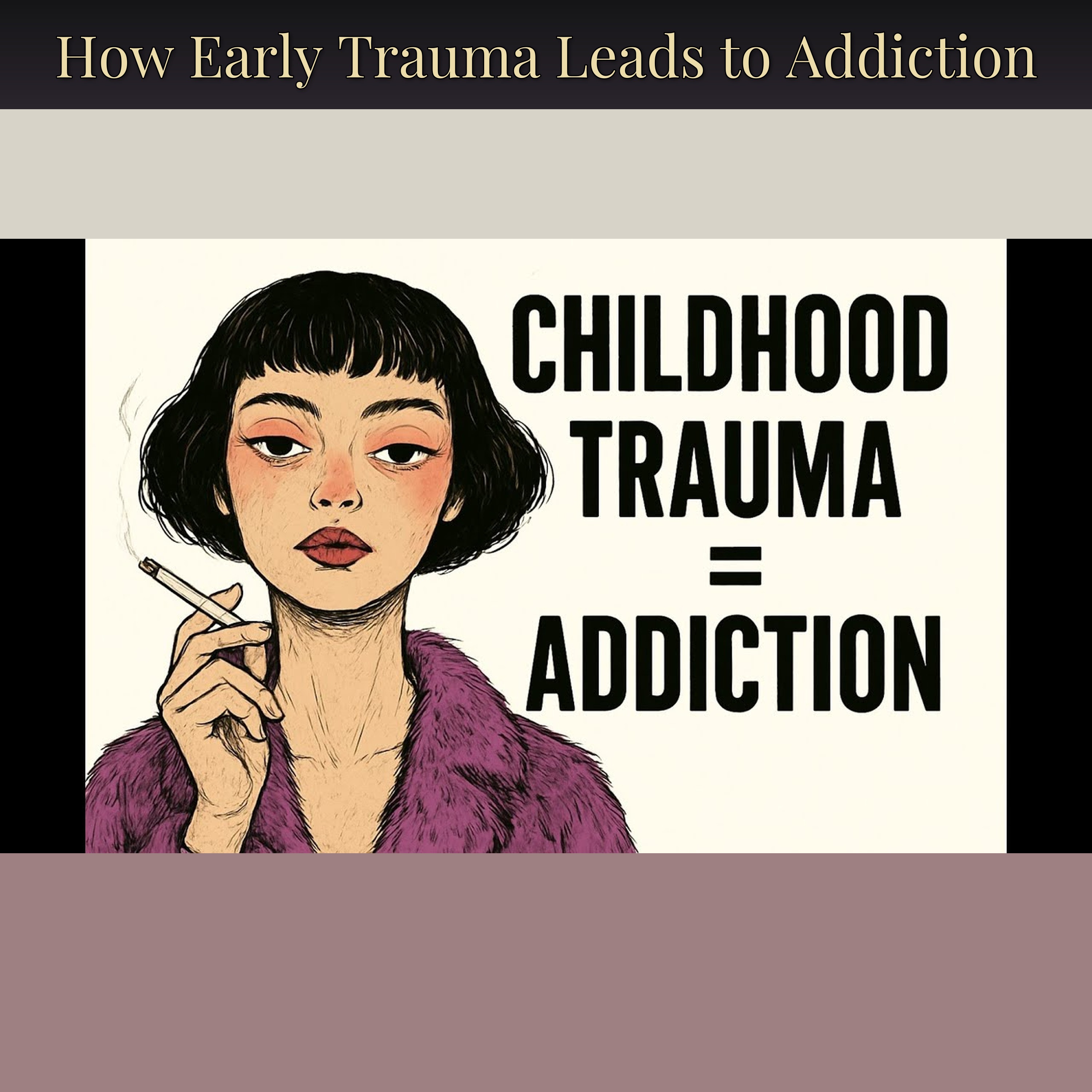 How Early Trauma Leads to Addiction