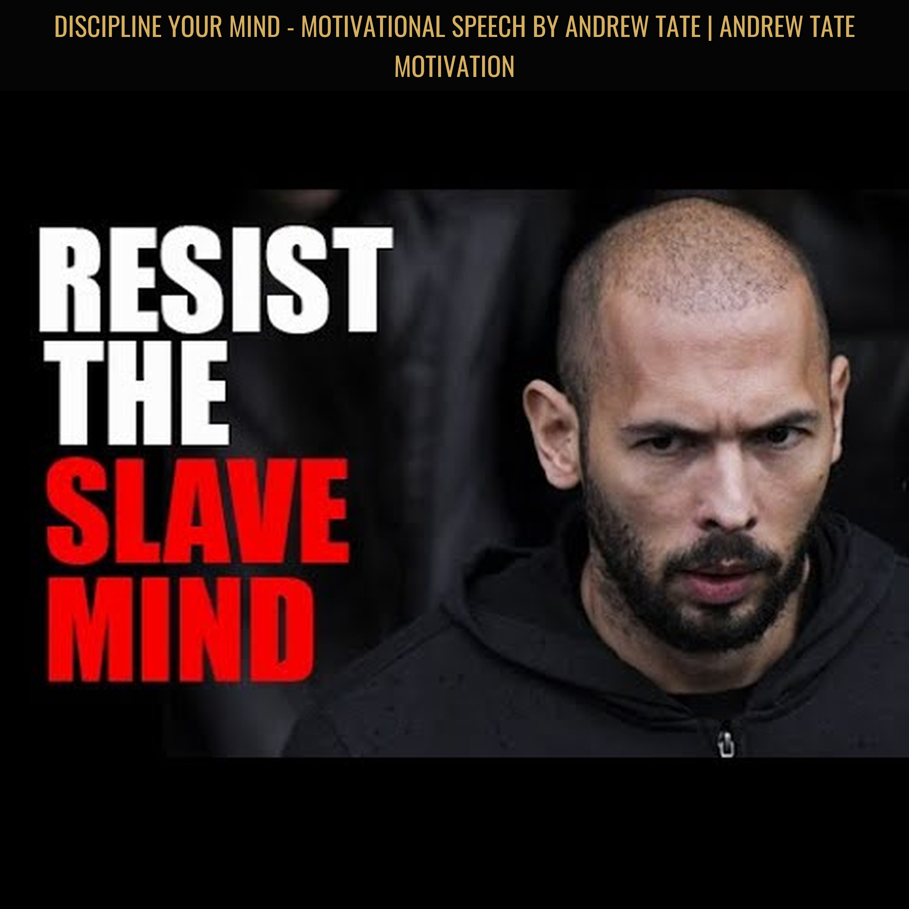 DISCIPLINE YOUR MIND - Motivational Speech by Andrew Tate | Andrew Tate Motivation