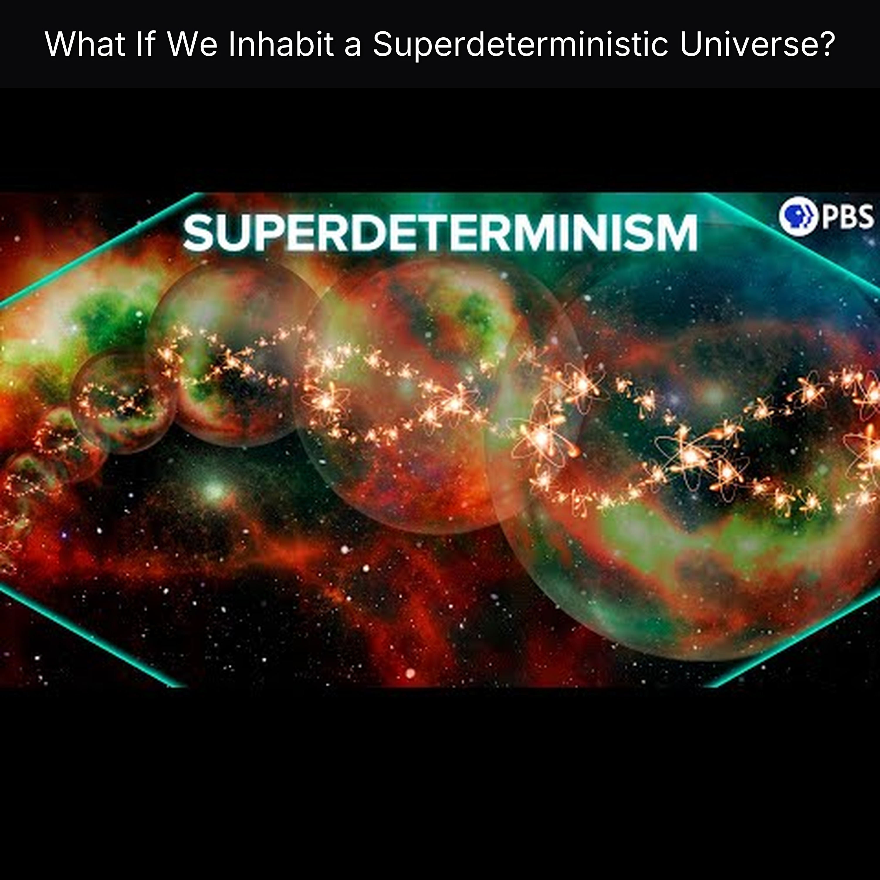 What If We Inhabit a Superdeterministic Universe?