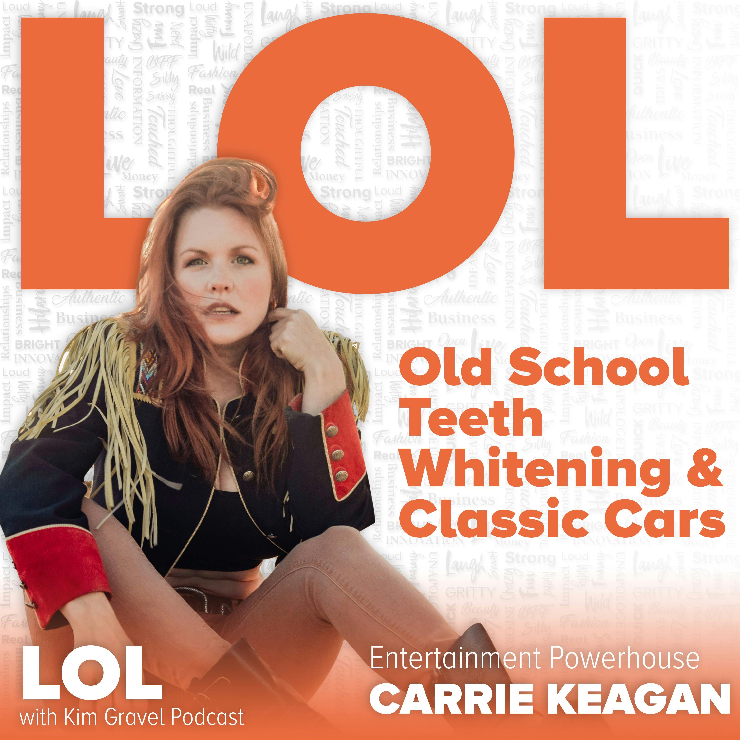 Old School Teeth Whitening and Classic Cars with Carrie Keagan Old School Teeth Whitening and Classic Cars with Carrie Keagan