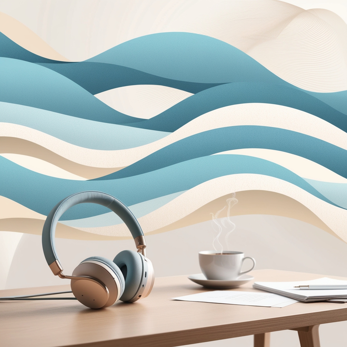 Alpha waves With Ocean Sounds for Working