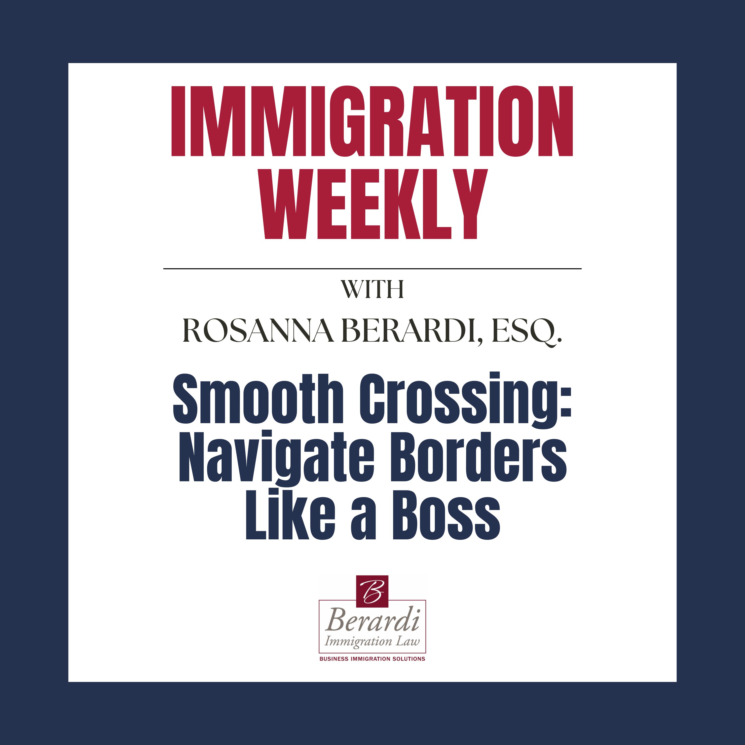 Smooth Crossing: Navigate Borders Like a Boss episode artwork