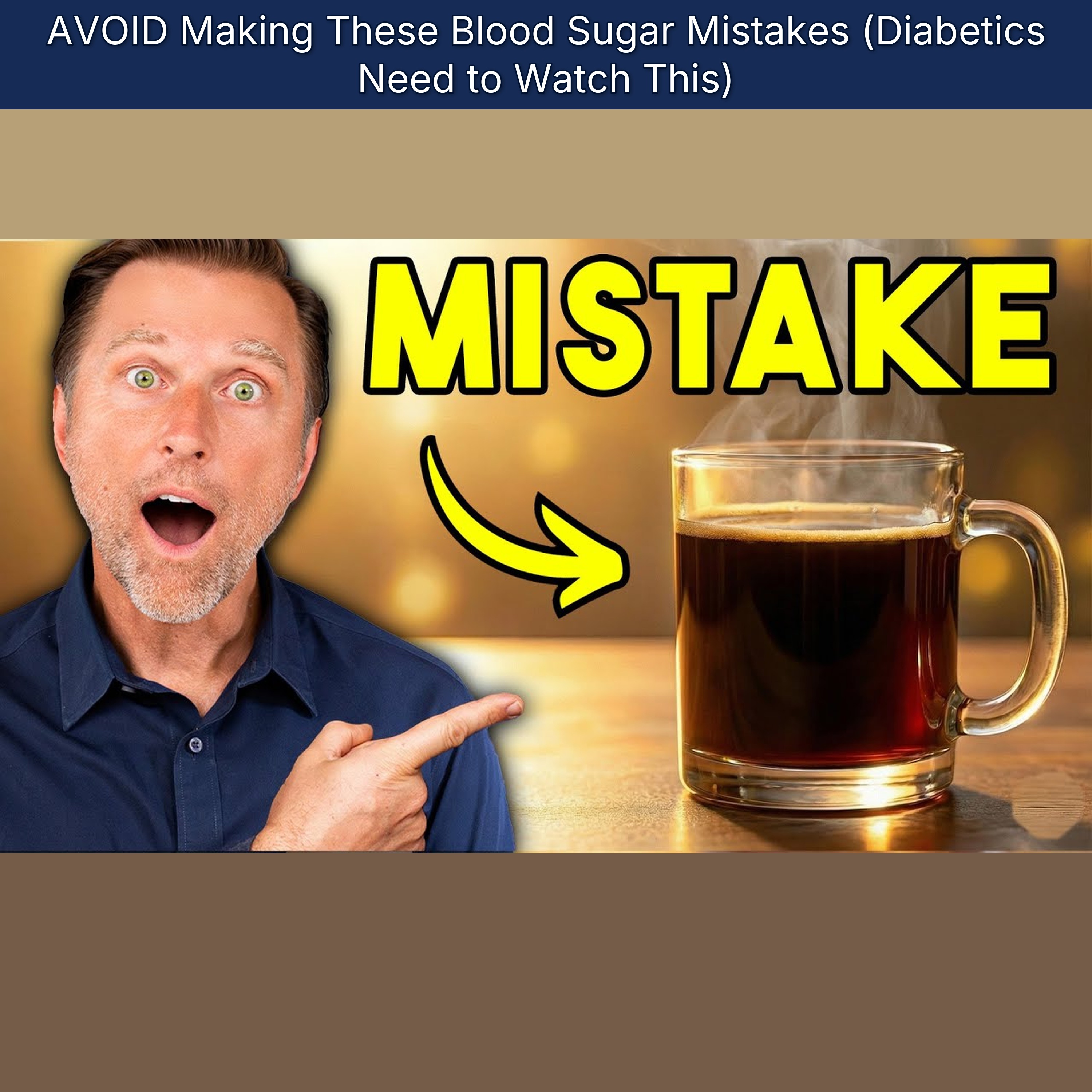 AVOID Making These Blood Sugar Mistakes (Diabetics Need to Watch This) episode artwork