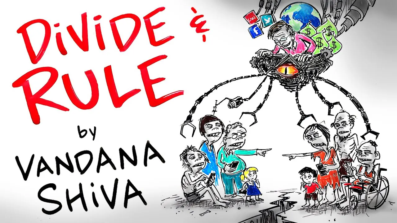 DIVIDE & RULE - The Plan of The 1% to Make You DISPOSABLE - Vandana Shiva | After Skool episode artwork