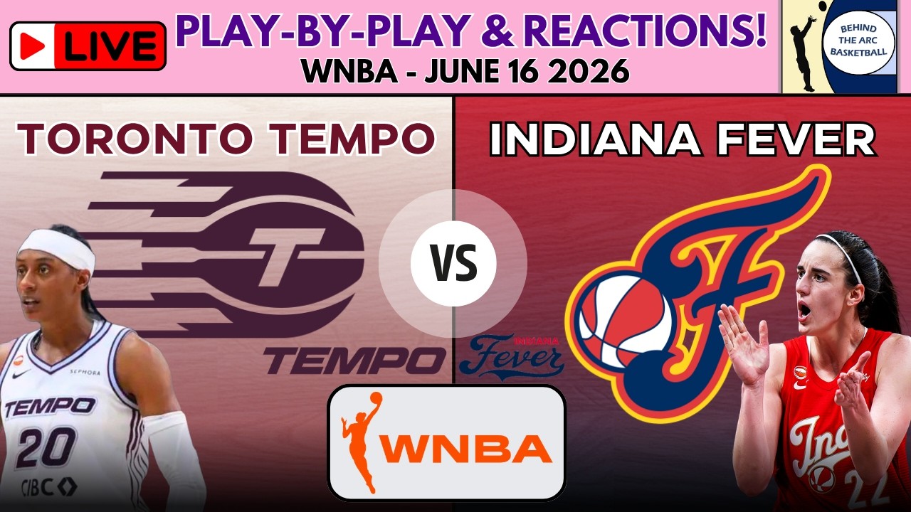 WNBA: Toronto Tempo vs Indiana Fever (Live Play-By-Play & Reactions) episode artwork