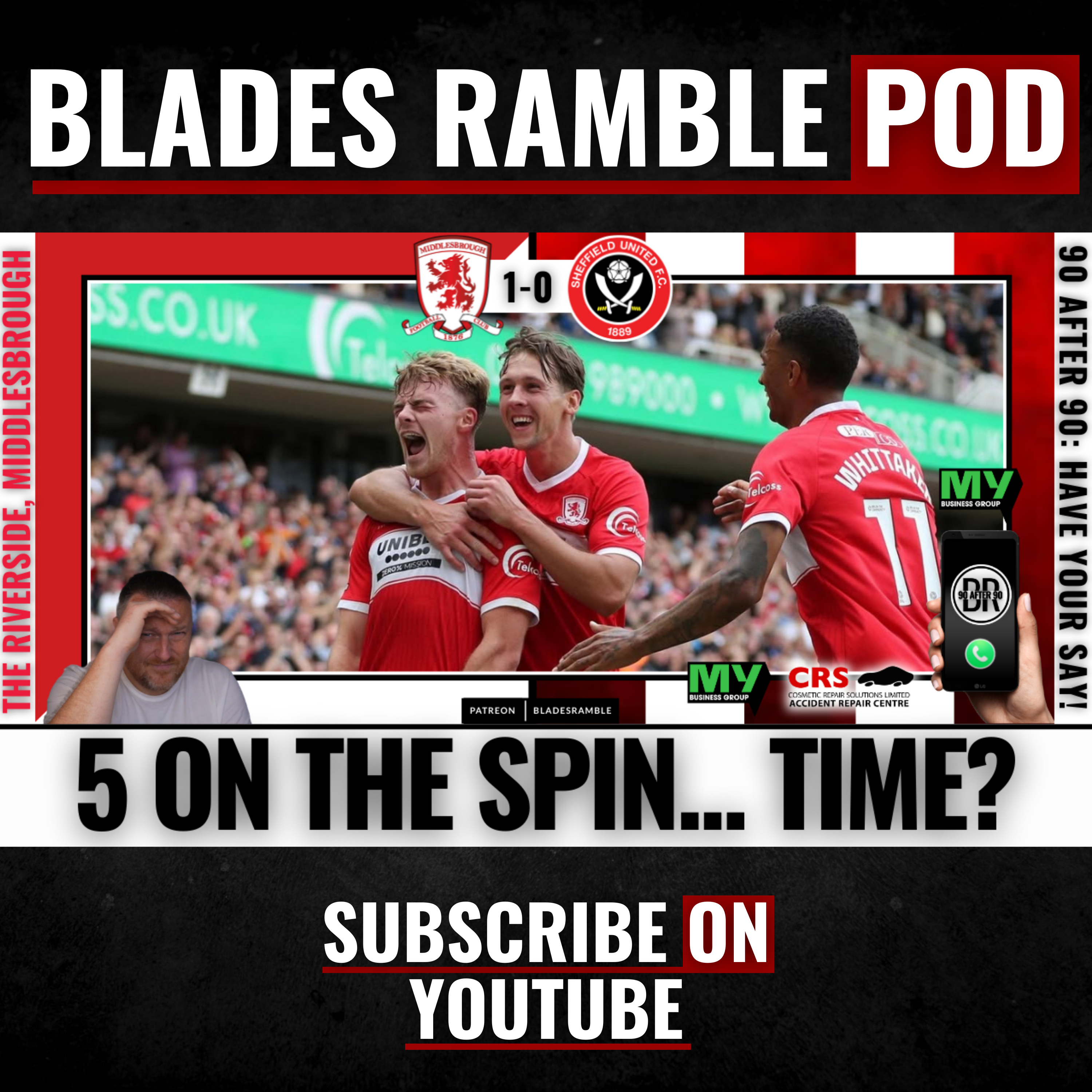 ⚔️📱 5 ON THE SPIN... IS IT TIME?! | 90 AFTER 90 | BORO 1-0 BLADES 📱 ⚔️