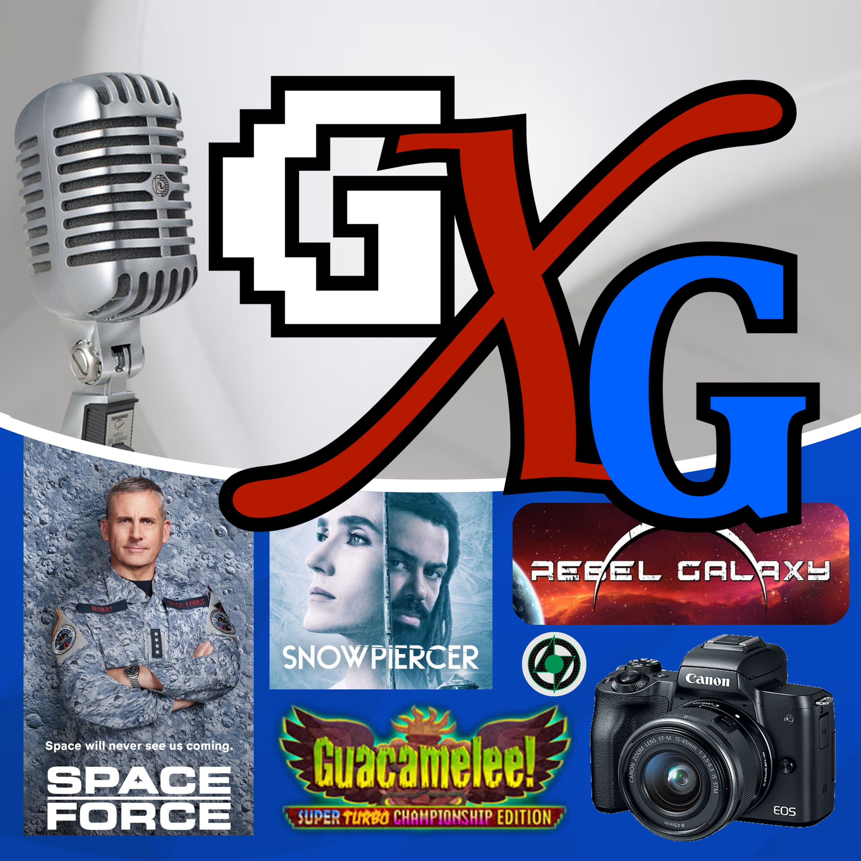 Space Force, Rebel Galaxy, & Canon EOS M50 episode artwork