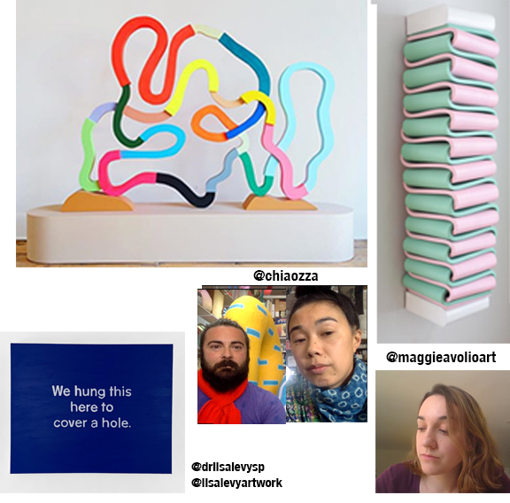 DLG256  Chiaozzo, Maggie Avolio, and Dr.Lisa (the visual artist side), talk about making work this summer for a current exhibition at VSOP Projects