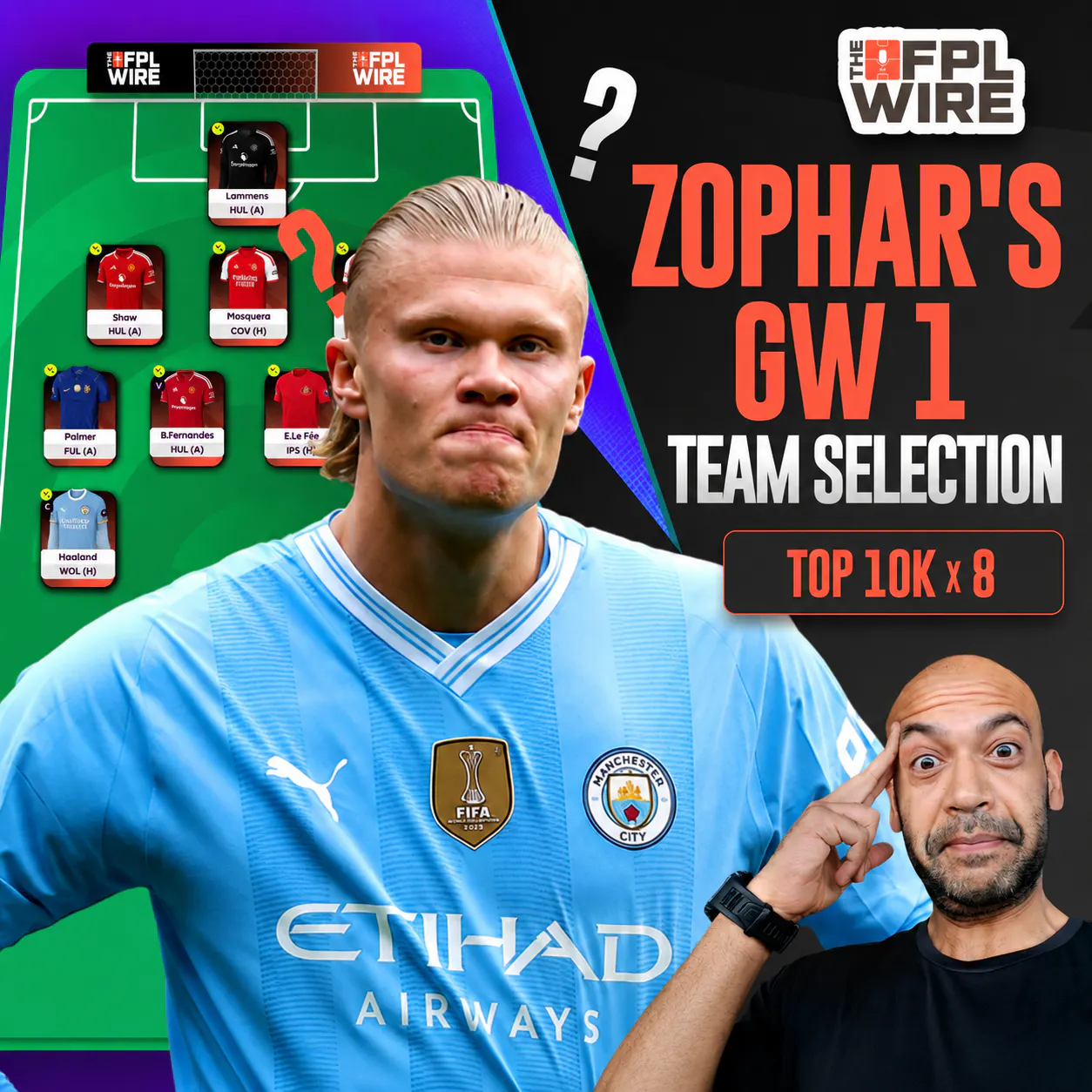 Haaland IN or OUT? - Zophar Gameweek 1 Team | The FPL Wire | Fantasy Premier League Tips 2026/27