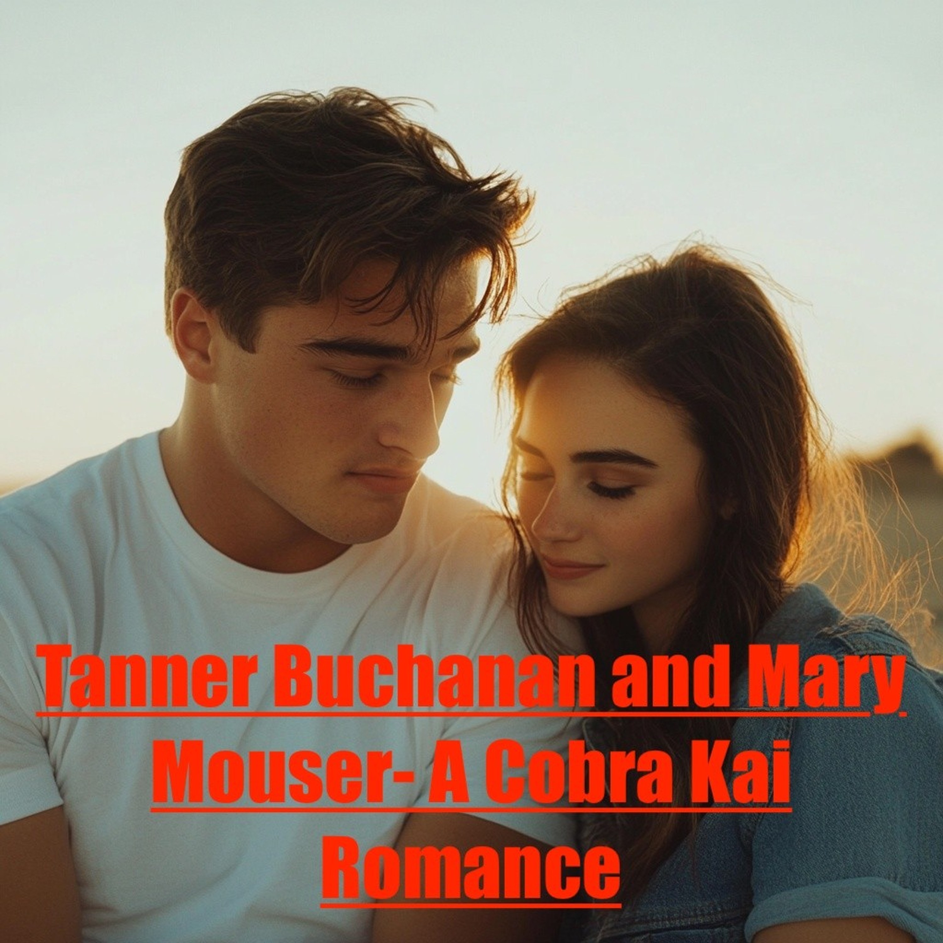 Tanner Buchanan and Mary Mouser a Cobra Kai Romance podcast artwork