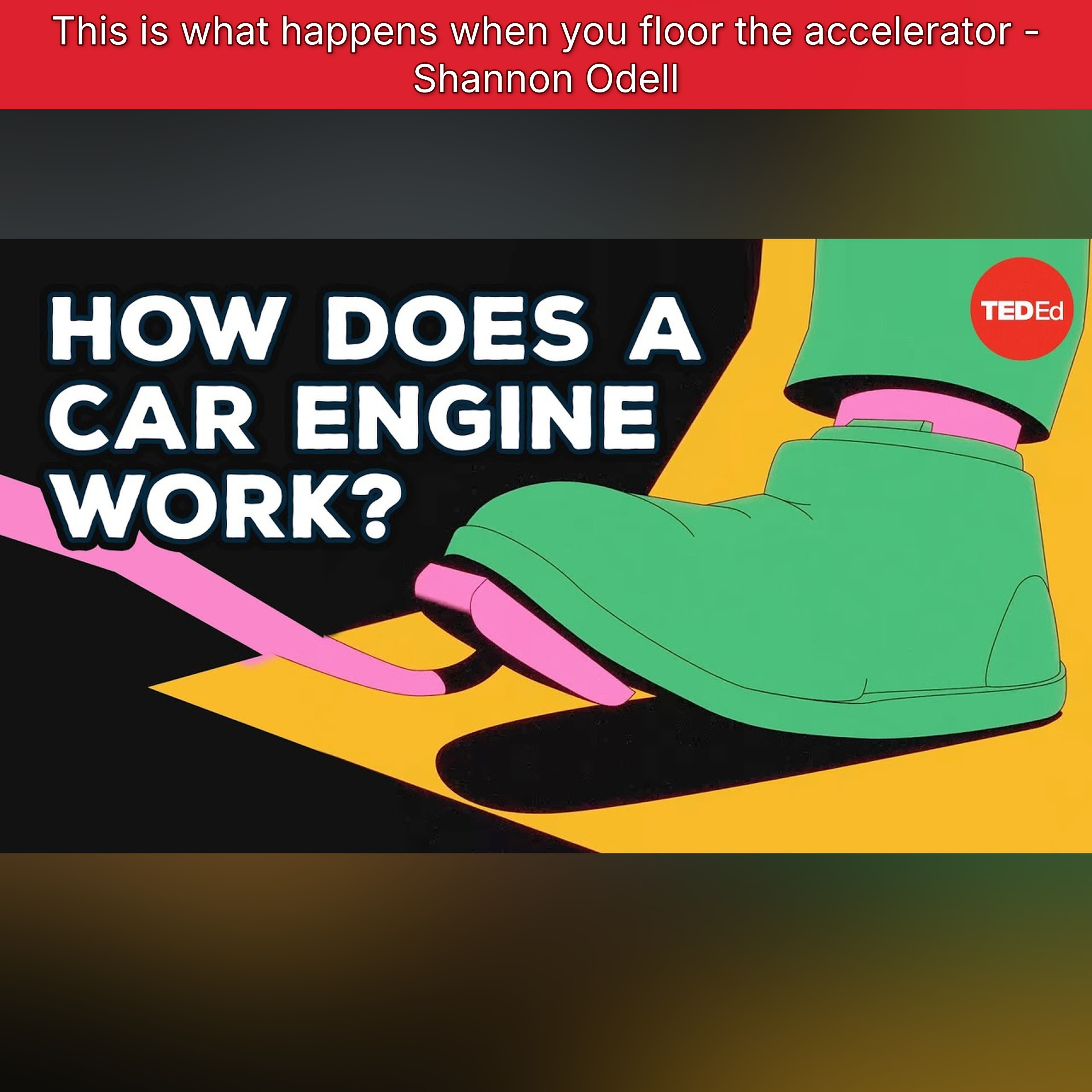 This is what happens when you floor the accelerator - Shannon Odell episode artwork