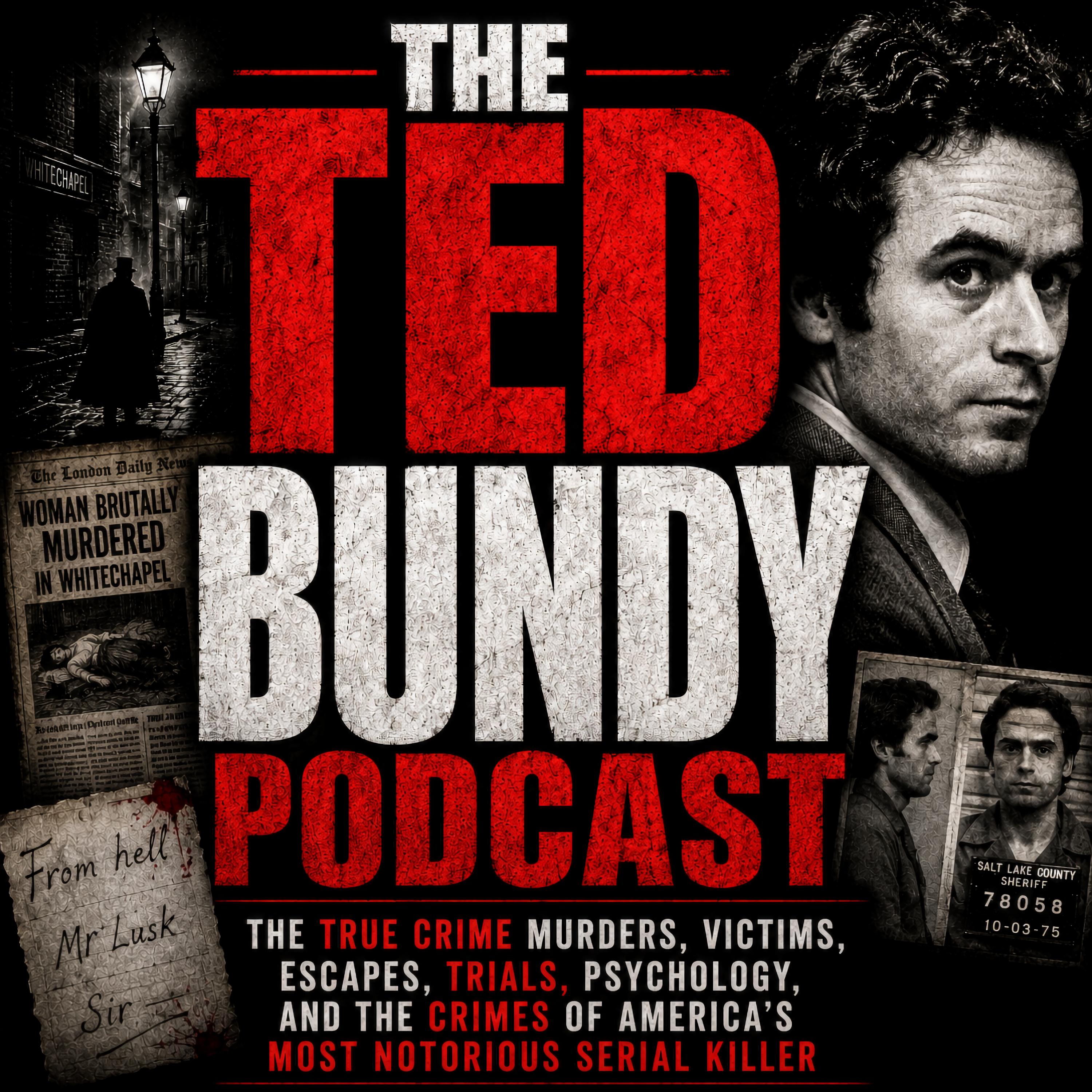 The Ted Bundy Podcast: The True Crime Murders, Victims, Escapes, Trials, Psychology, and the Crimes of America’s Most Notorious Serial Killer podcast artwork
