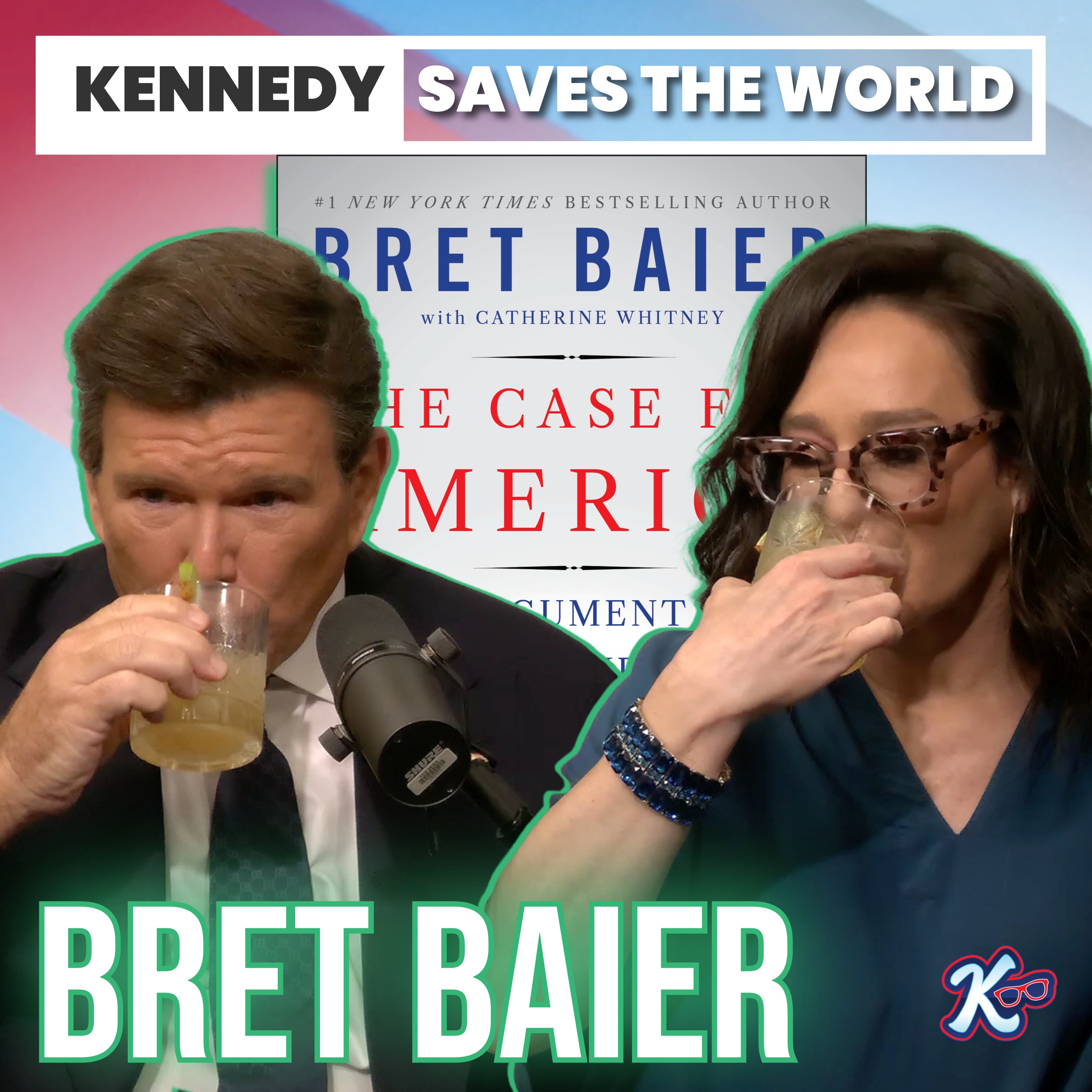Happy Hour: Is America At Risk? Bret Baier Spills episode artwork