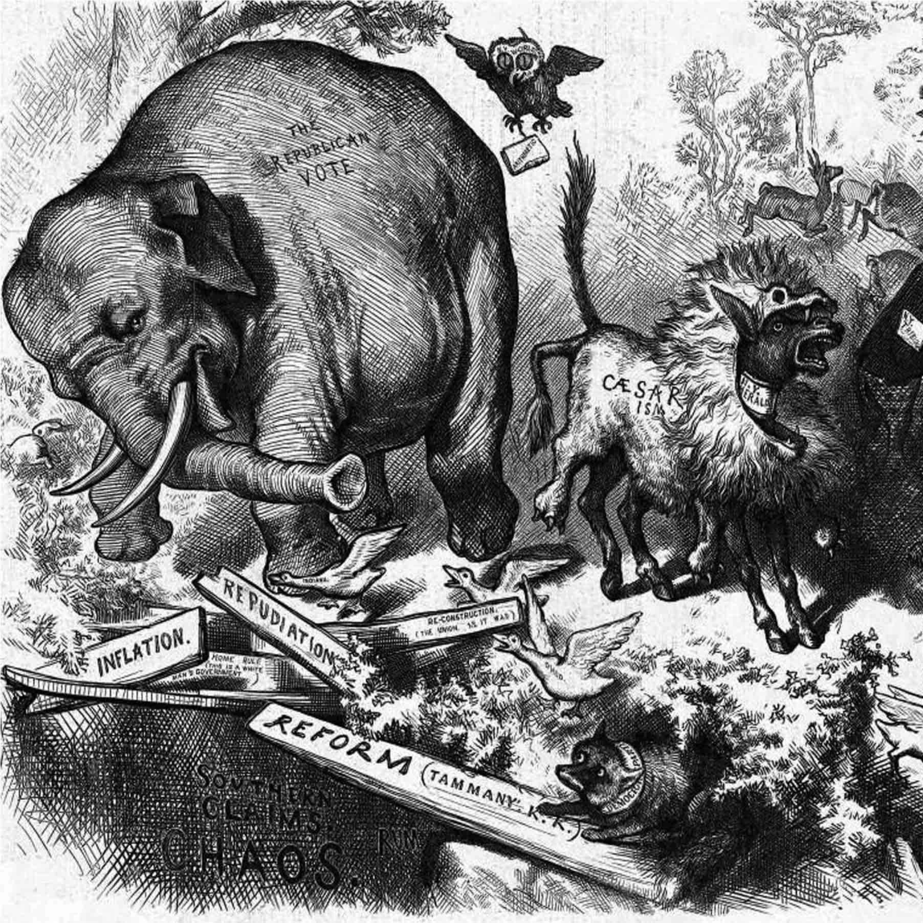 The Elephant and The Donkey