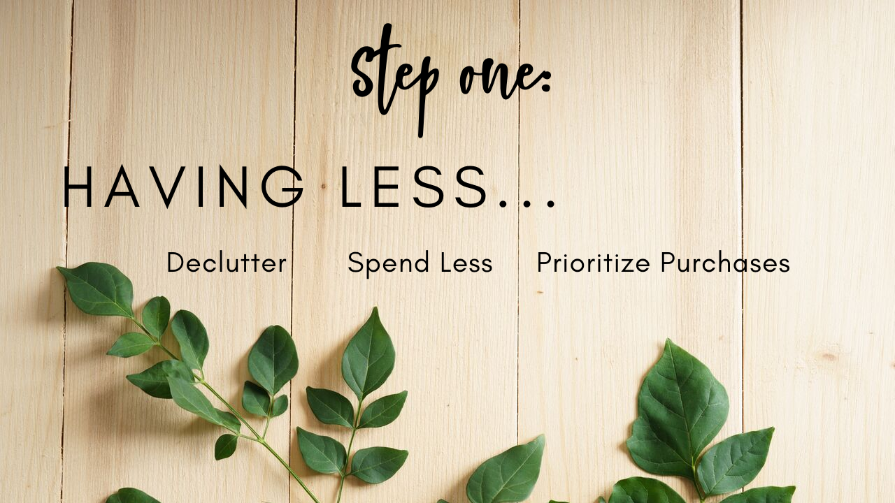 How to Simplify Your Life - Step One - Having Less | Clutterbug Podcast # 76