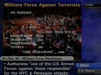 Congress and 9/11: "We are not Democrats or Republicans. We are Americans"