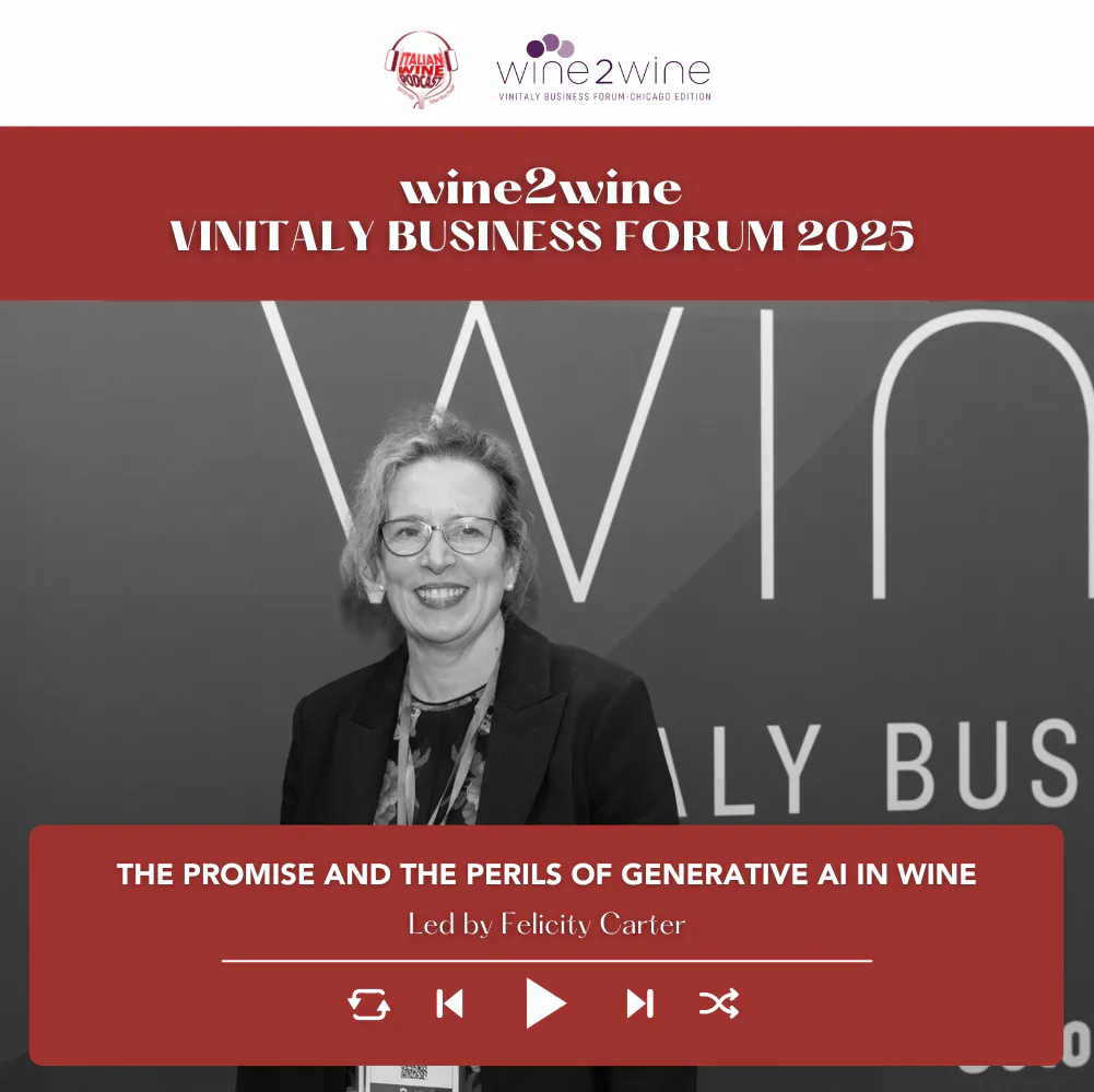 Ep. 2609 The promise and the perils of Generative AI in wine | wine2wine Vinitaly Business Forum