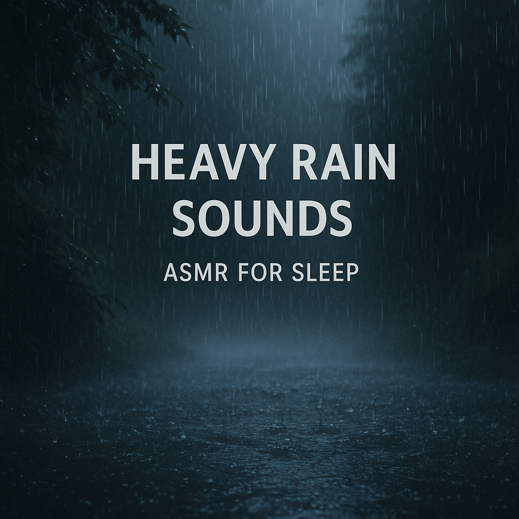 Heavy Rain Sounds ASMR for Sleep | Nature Sounds | Rain Sounds for Sleep