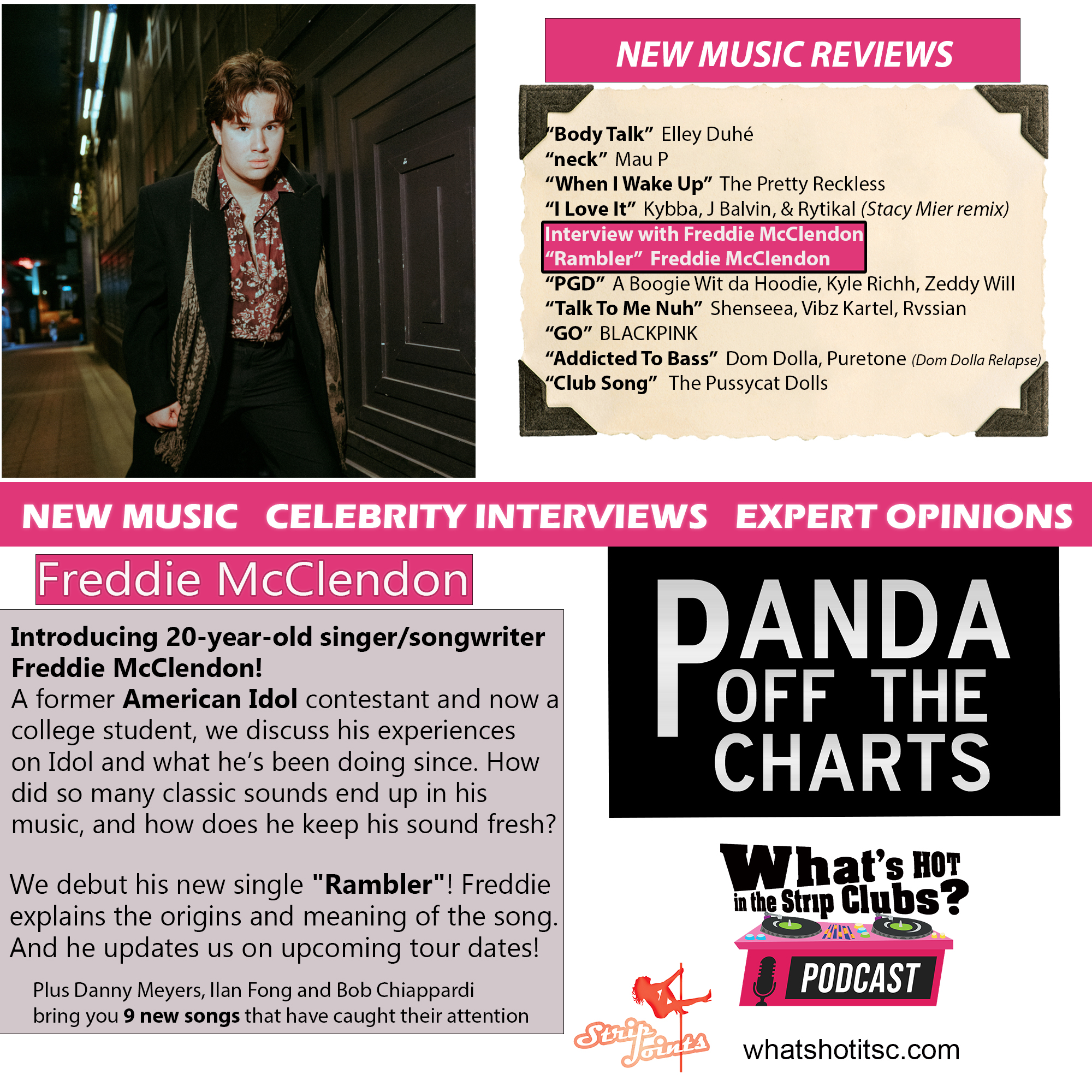 Singer/Songwriter Freddie McClendon - Off The Charts March 2026