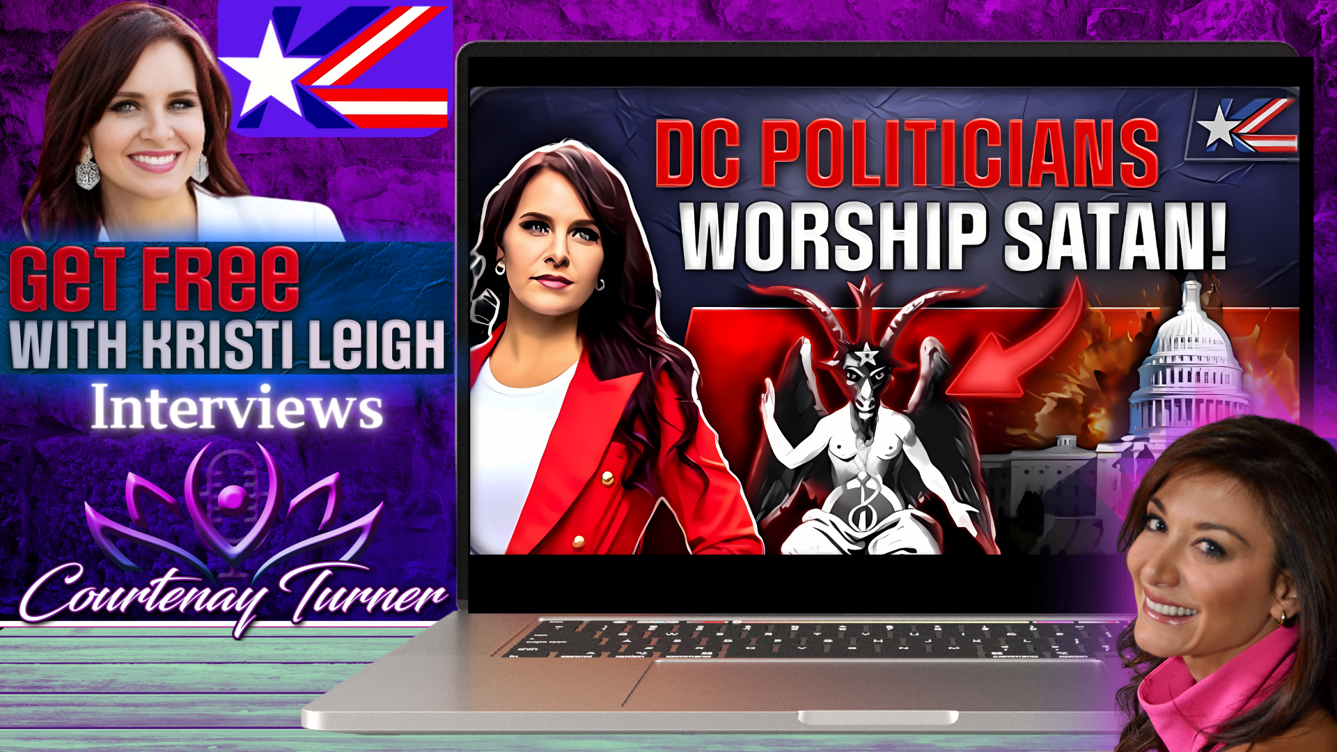 Courtenay Exposes World Invocation Day on Get Free with Kristi Leigh