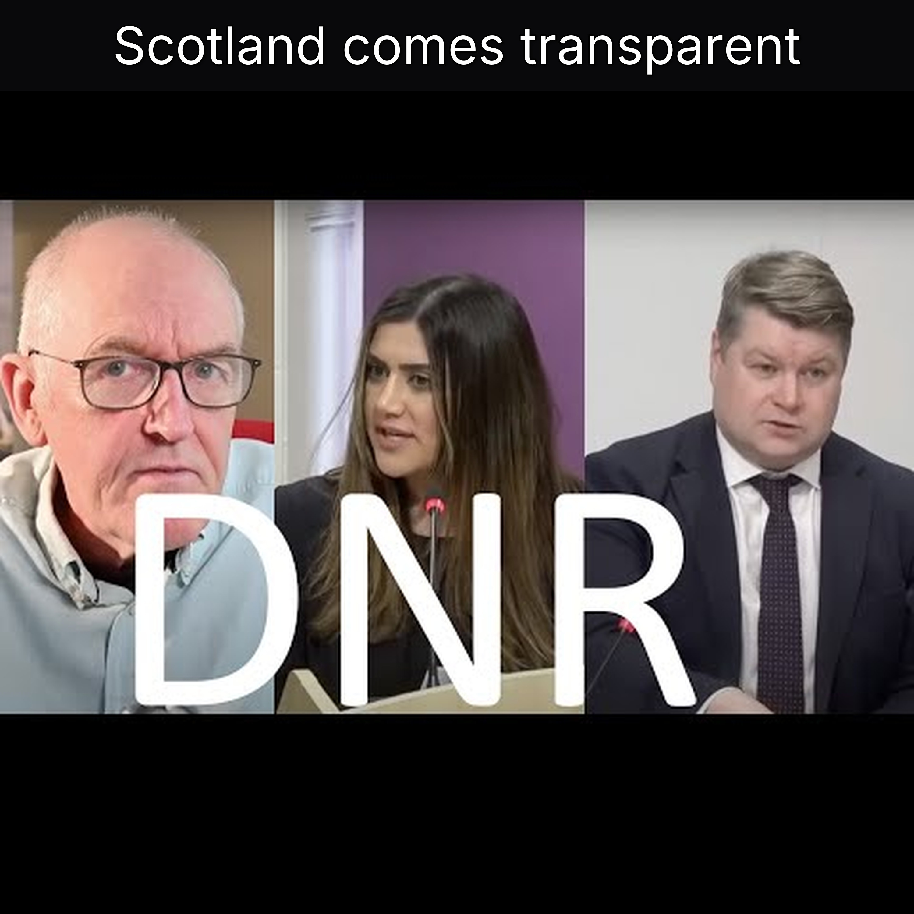 Scotland comes transparent