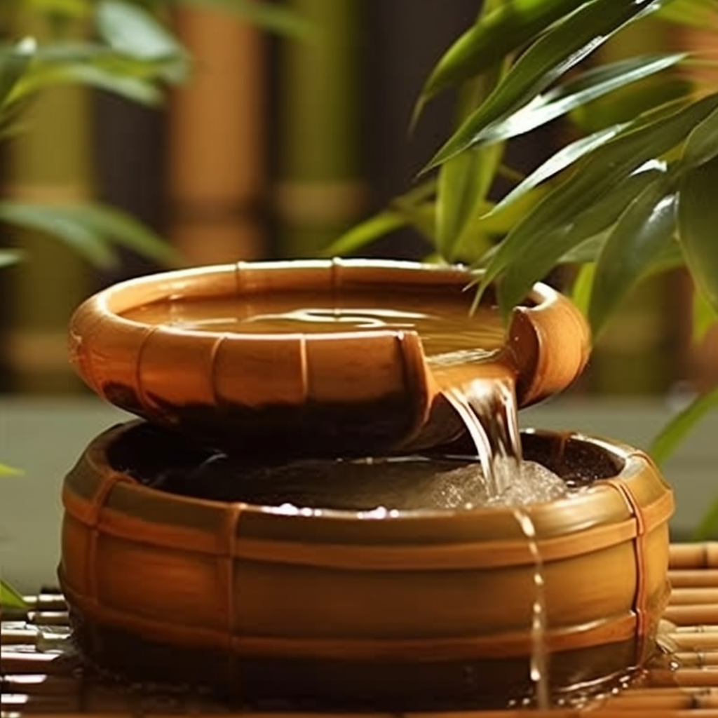 Traditional Bamboo Fountain Water Ambience Sound – Sleep Peacefully!