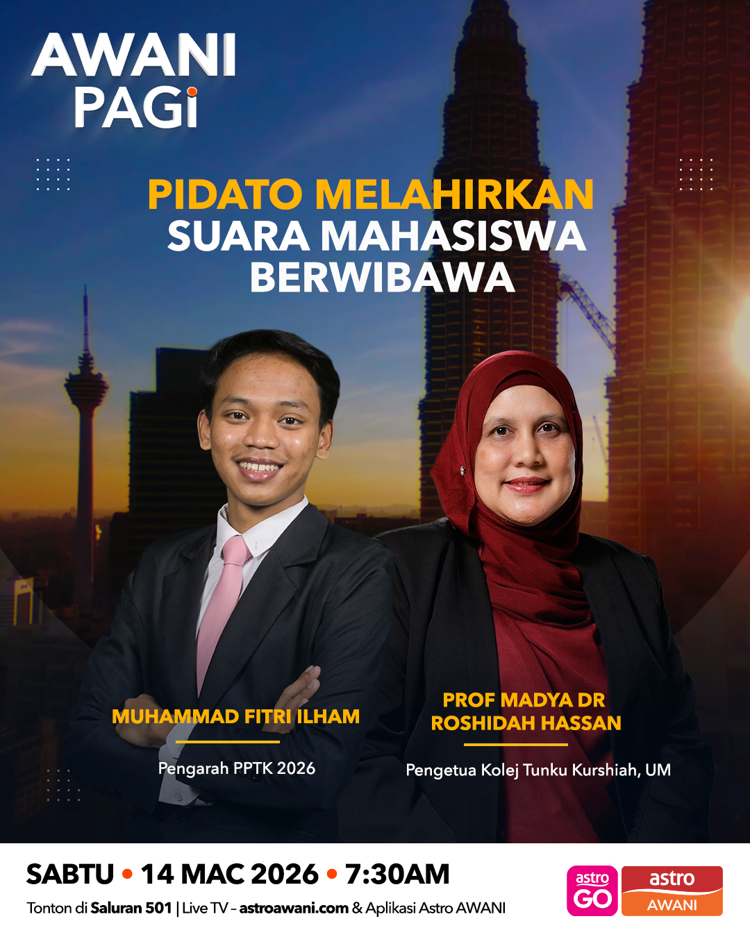 AWANI Pagi: Pidato melahirkan suara mahasiswa berwibawa