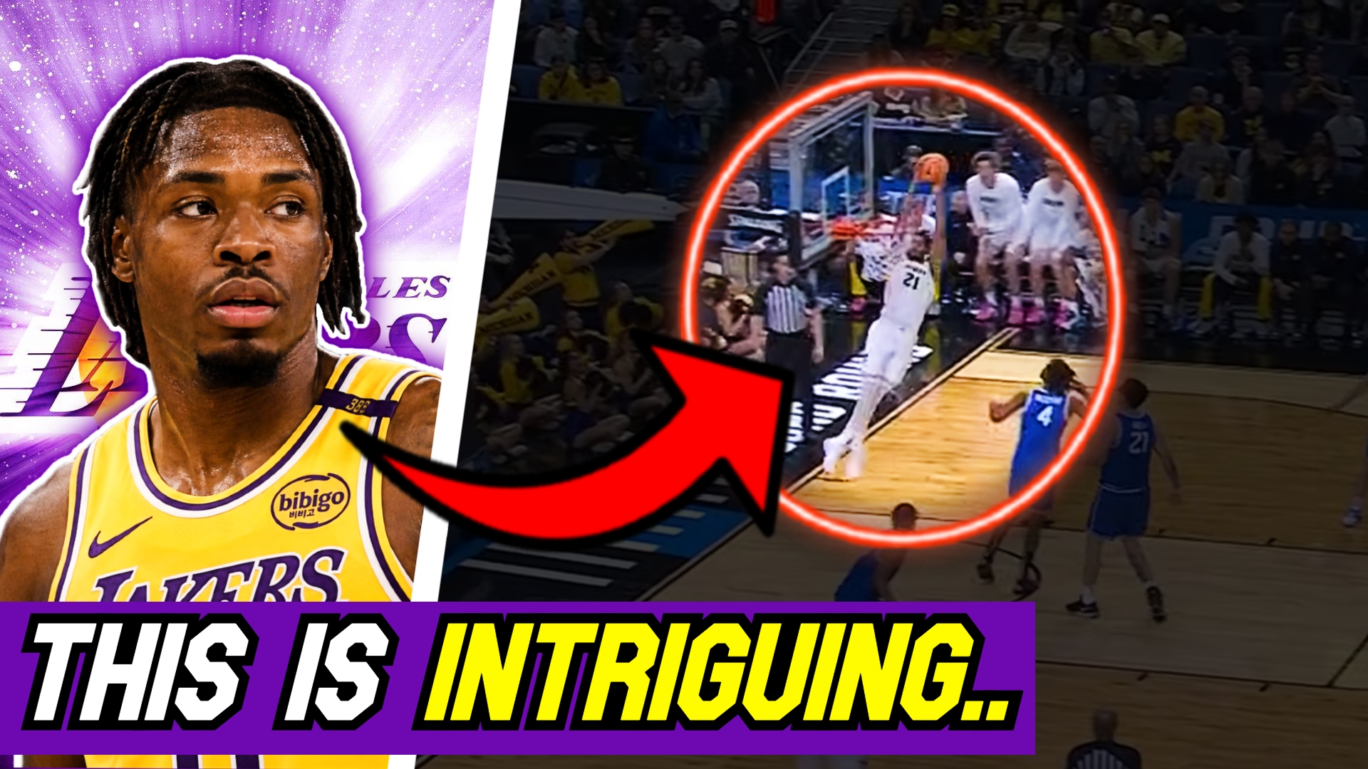 Lakers Drafting ATHLETIC FREAK Center w/40 INCH VERTICAL? | Why Morez Johnson is PERFECT for Lakers! episode artwork