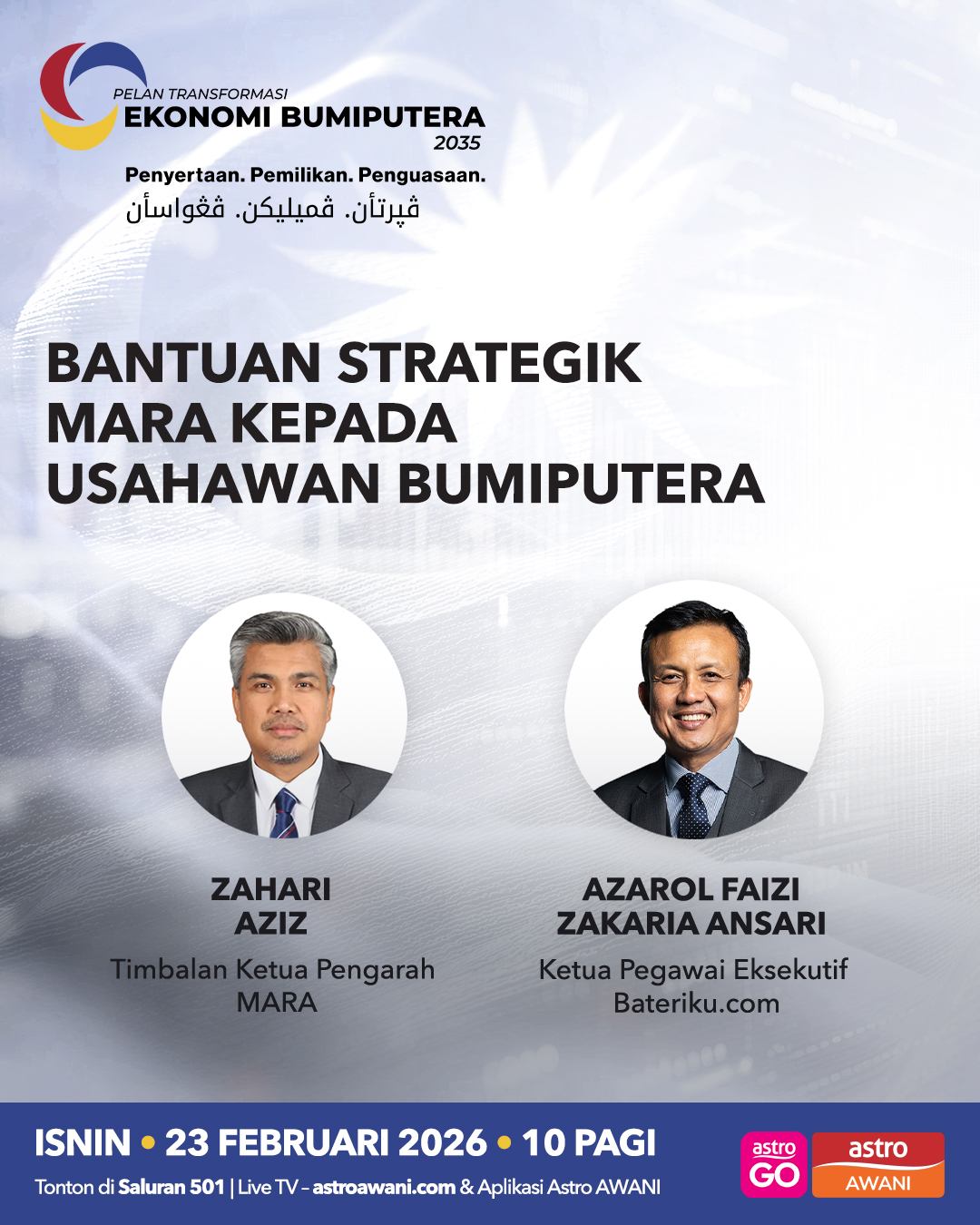 PuTERA35: Bantuan strategik mara kepada usahawan Bumiputera