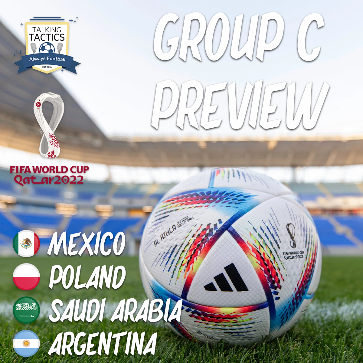 2022 World Cup | Group C: Mexico, Poland, Saudi Arabia & Argentina episode artwork