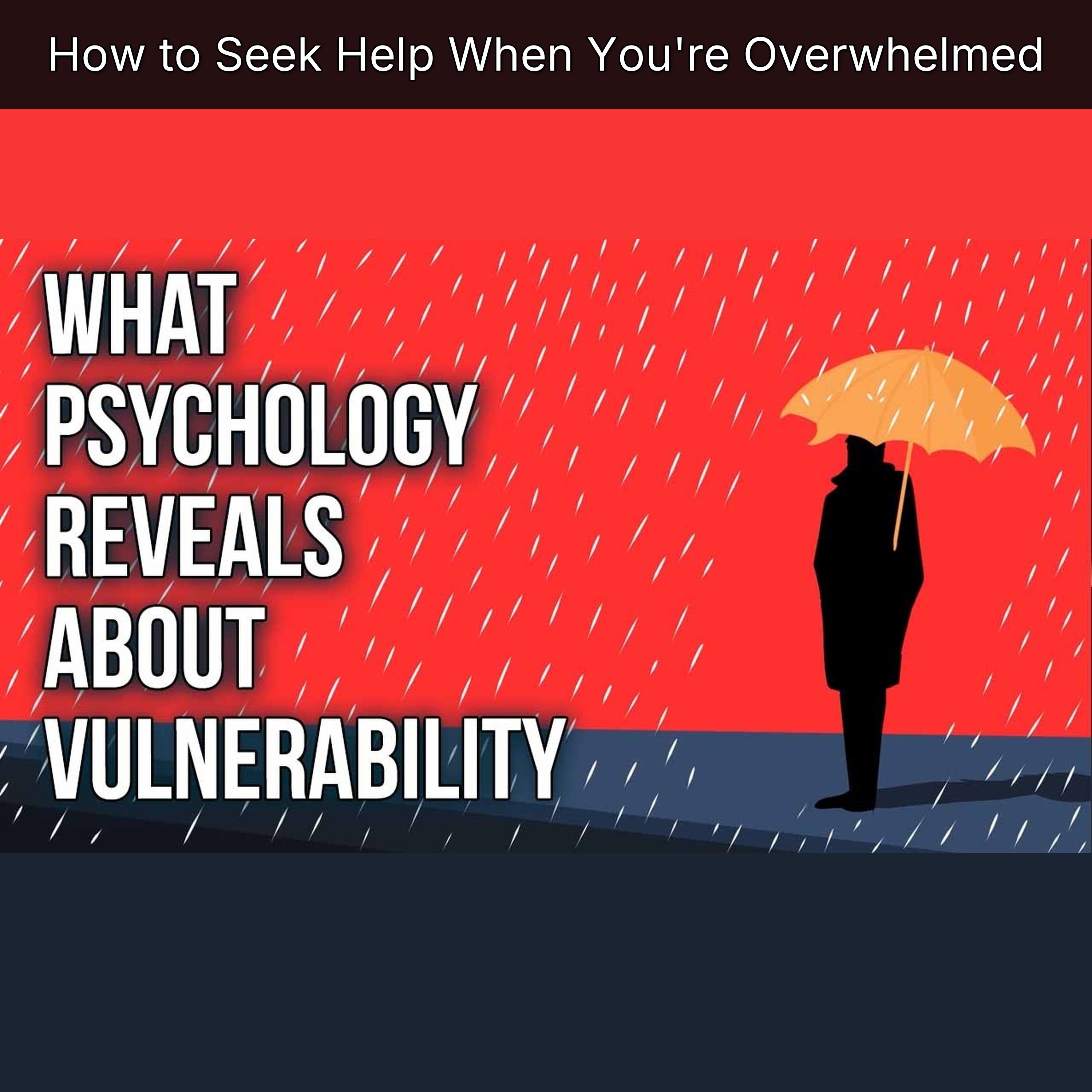 How to Seek Help When You're Overwhelmed episode artwork