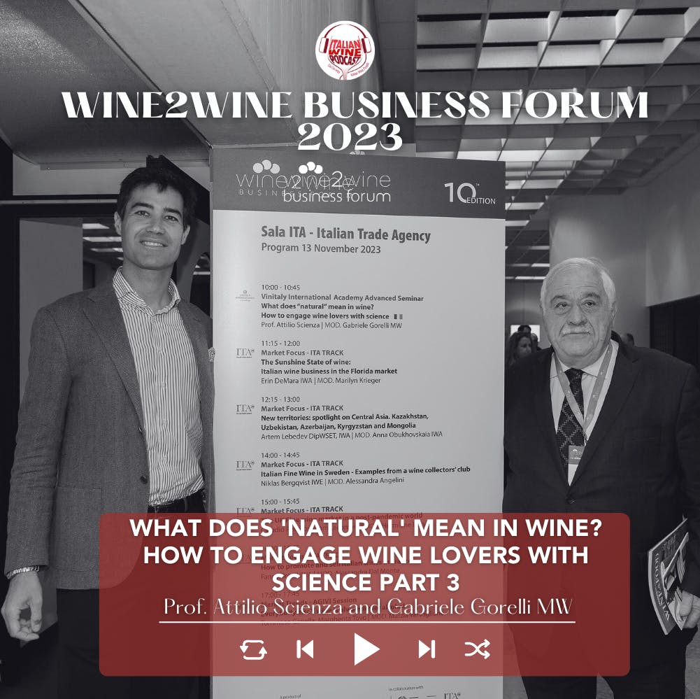 Ep. 1826 What does 'natural' mean in wine? Pt. 3 | Everybody Needs A Bit Of Scienza