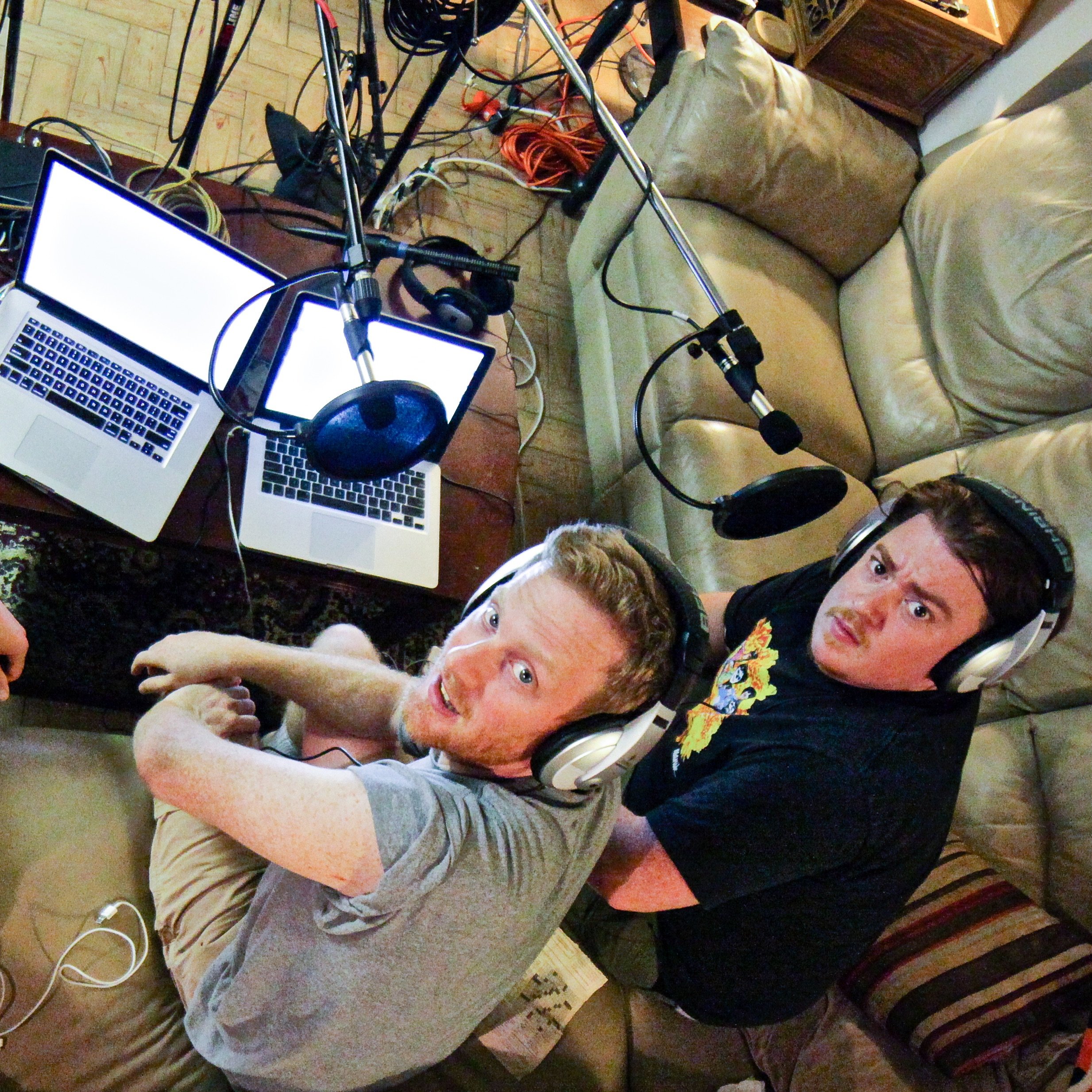 Hanging with Danny Tamberelli and Michael Maronna outside a Barcade in Delaware