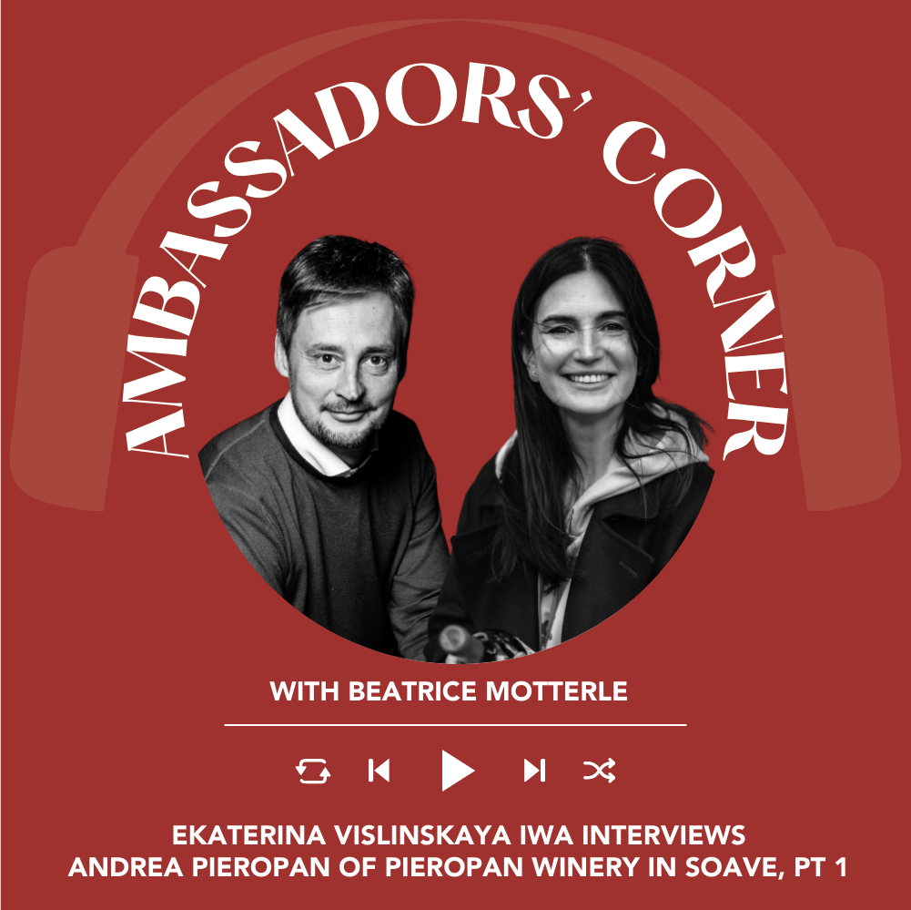 Ep. 2632 Ekaterina Vislinskaya IWA interviews Andrea Pieropan of Pieropan Winery in Soave, Part 1 | Clubhouse Ambassadors' Corner
