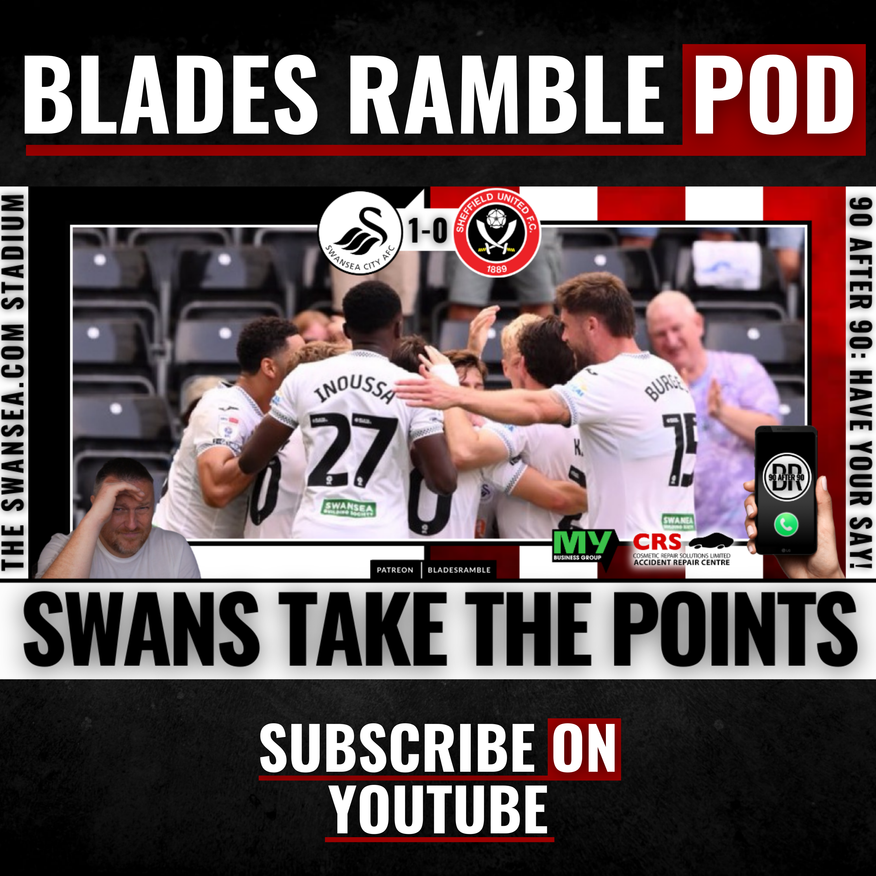 ⚔️📱 SWANS TAKE THE POINTS | SWANSEA CITY 1-0 SHEFFIELD UNITED | 90 AFTER 90📱⚔️