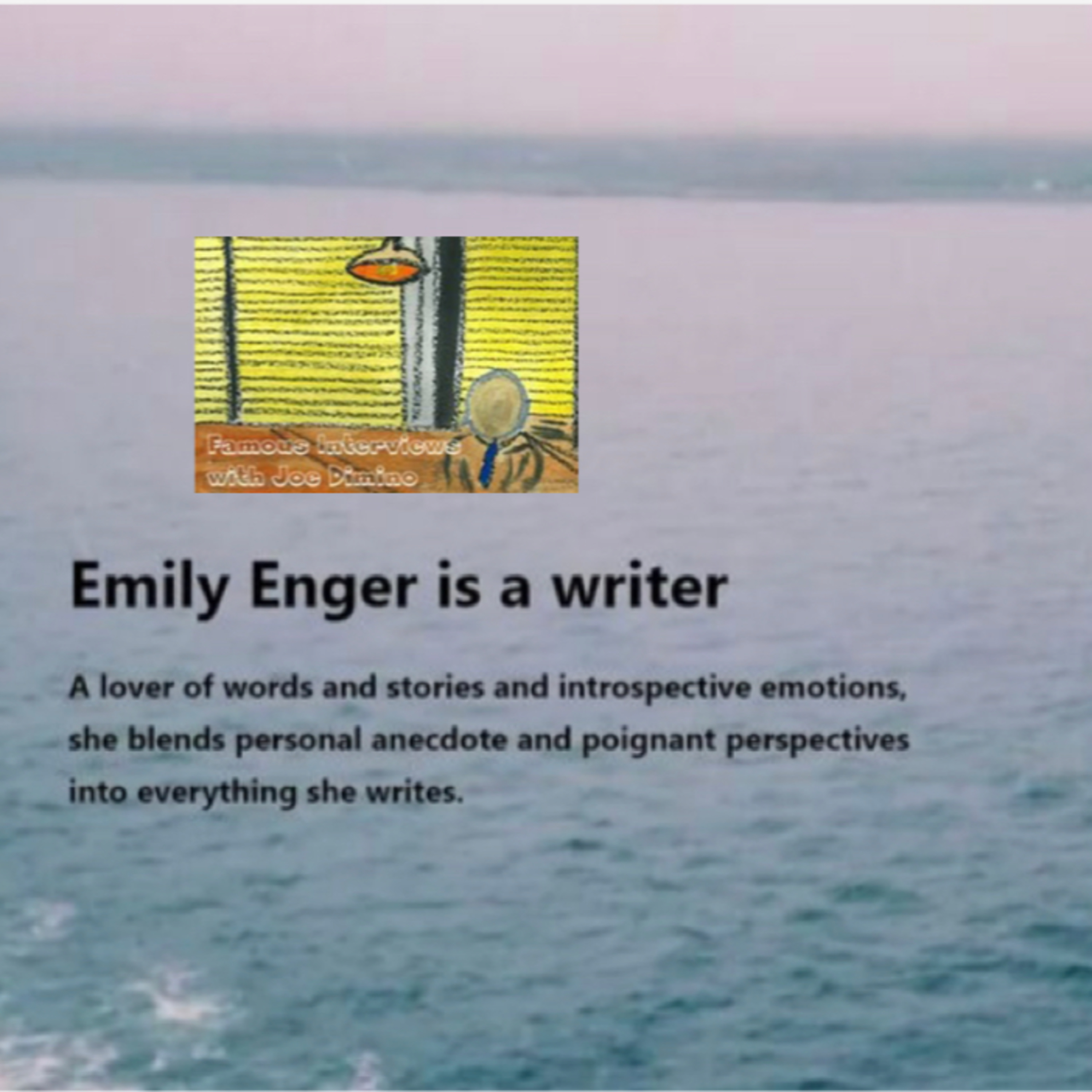 Minnesota-based Writer & Marketer for Writers Emily Enger