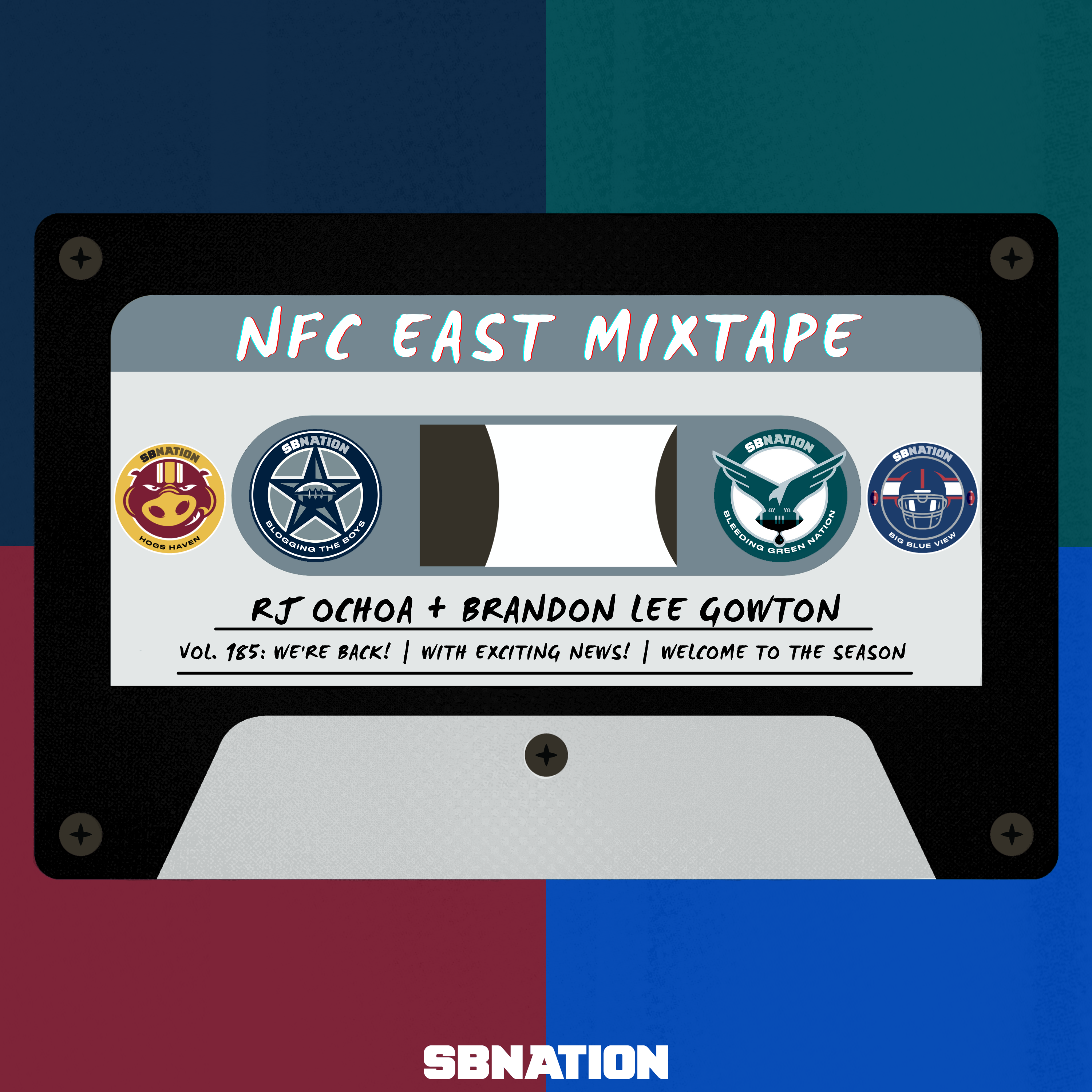 NFC East Mixtape Vol. 185: We're back!  | With exciting news! | Welcome to the season episode artwork