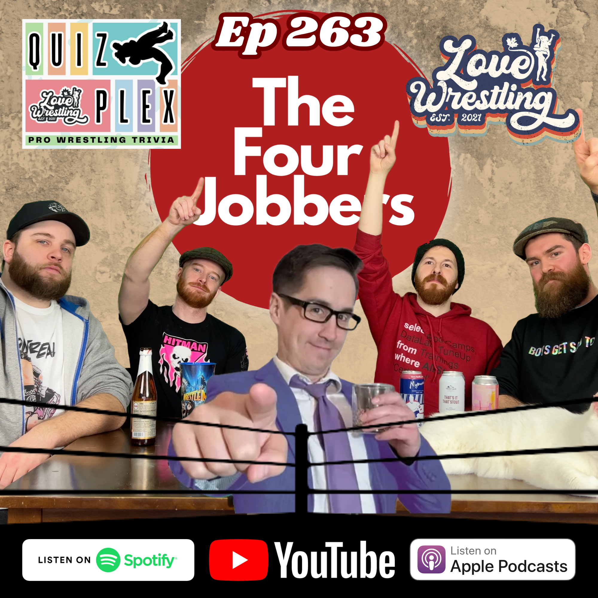 Ep 263 - Love Wrestling x The Four Jobbers episode artwork