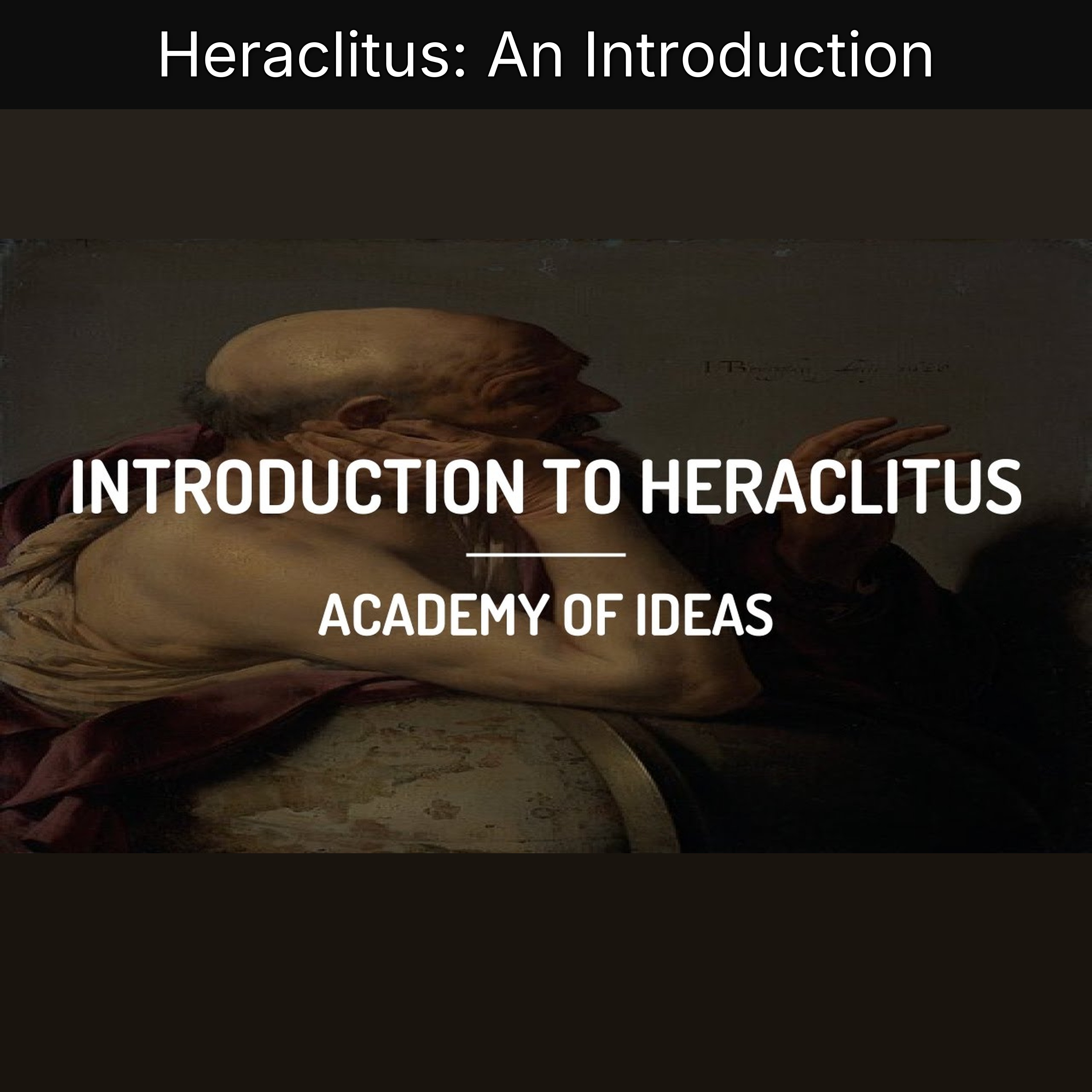 Heraclitus: An Introduction episode artwork